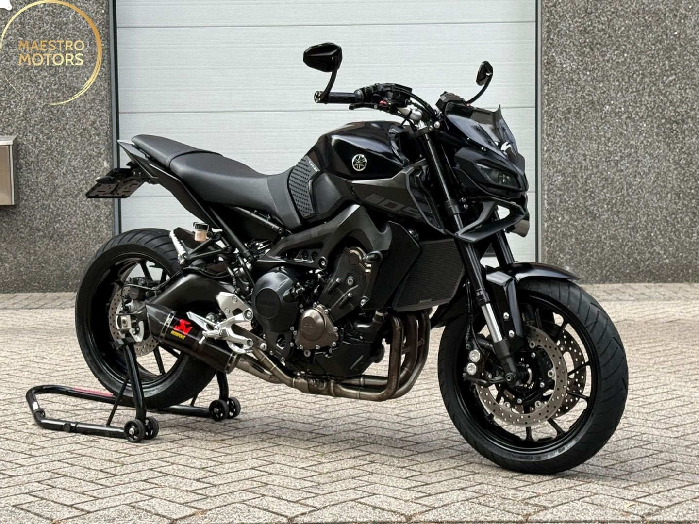 Yamaha MT09 Techblack Akrapovic Racingline 1e Eigenar BOMVOL, Motoren, Motorrijbewijs A, Bedrijf, Meer dan 35 kW, YAMAHA