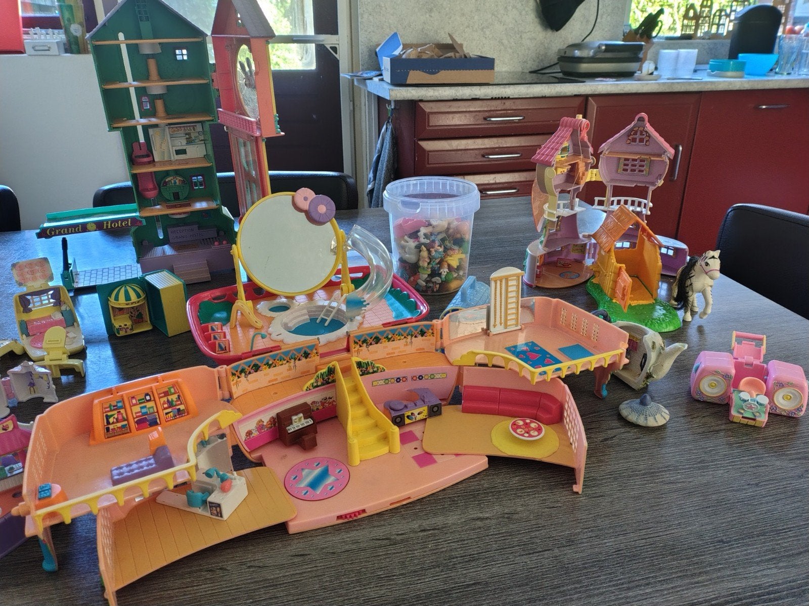 Grote collectie Polly Pocket en andere miniatuur speelsets, Ophalen, Gebruikt, Meisje