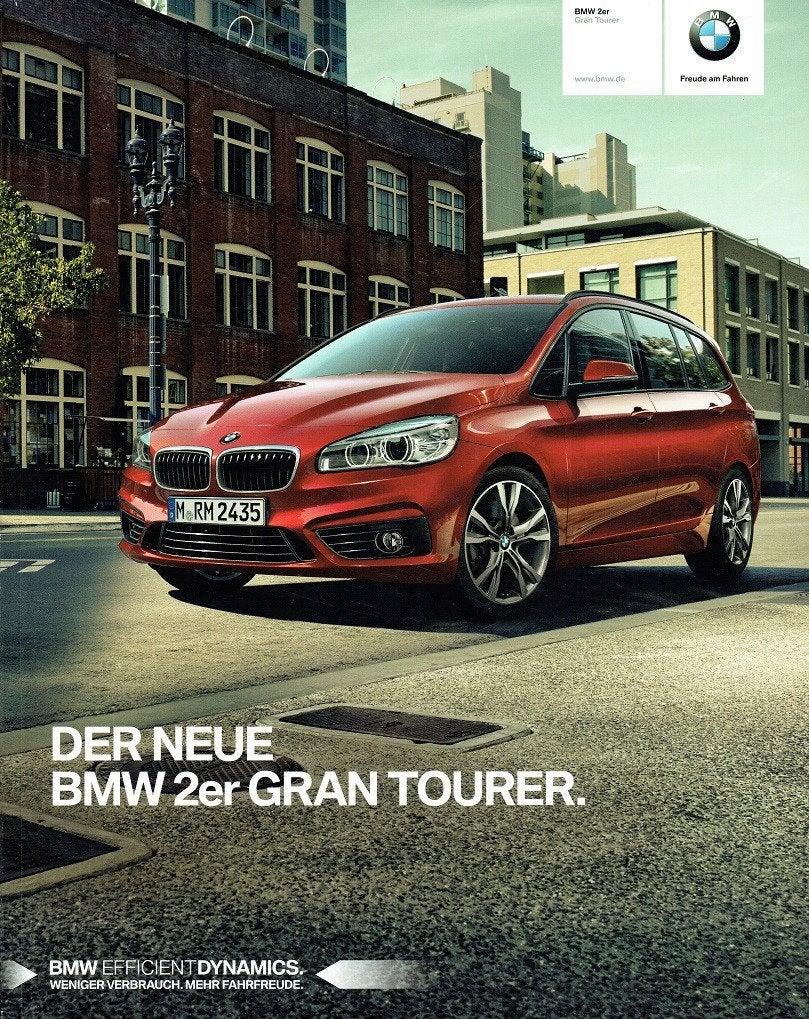 Folder BMW 2-serie Gran Tourer (2015), Verzenden, Gelezen, BMW