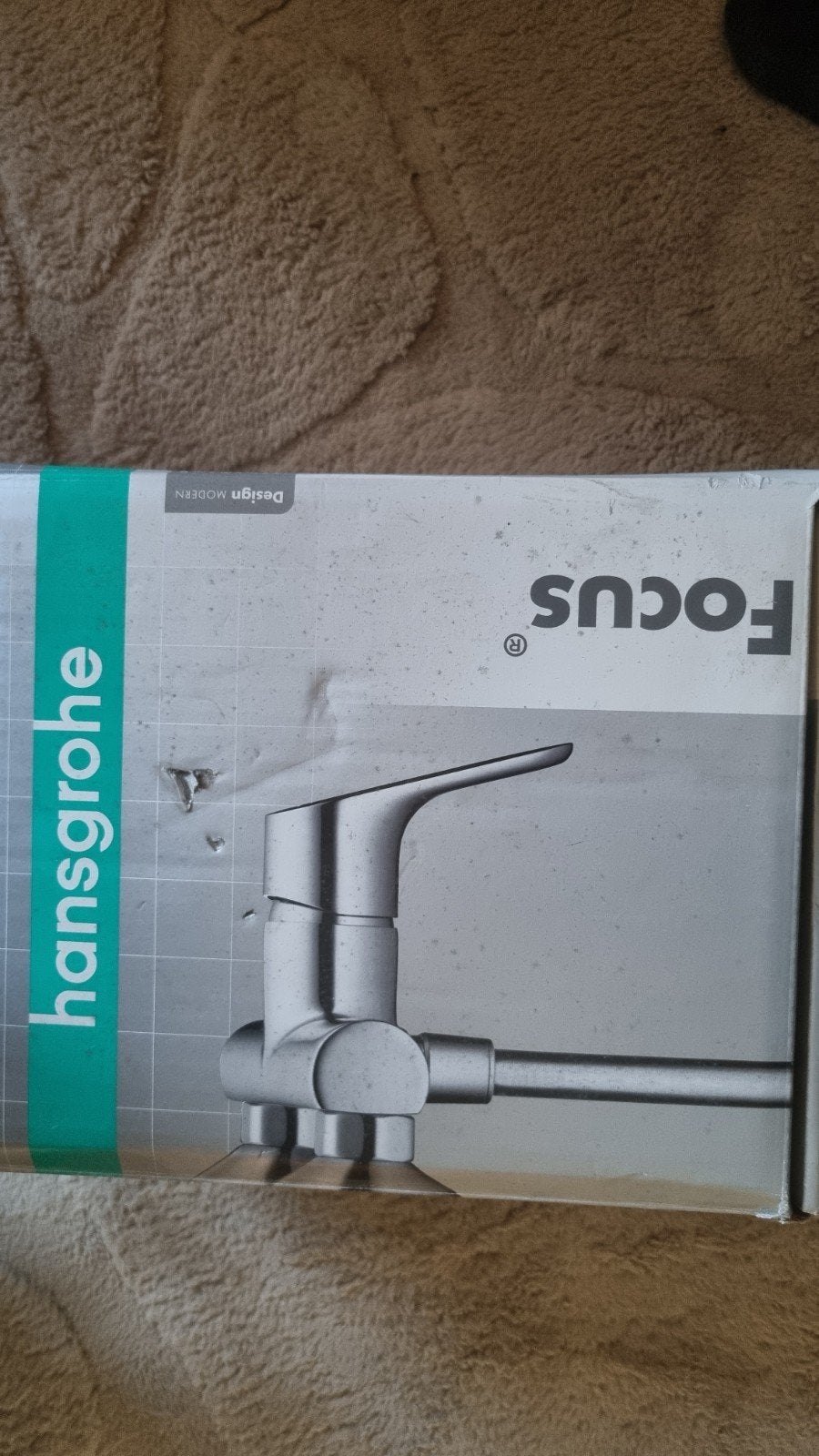 Hansgrohe Focus badkraan met onderuitloop - Nieuw in doos, Ophalen of Verzenden, Nieuw, Chroom, Overige typen