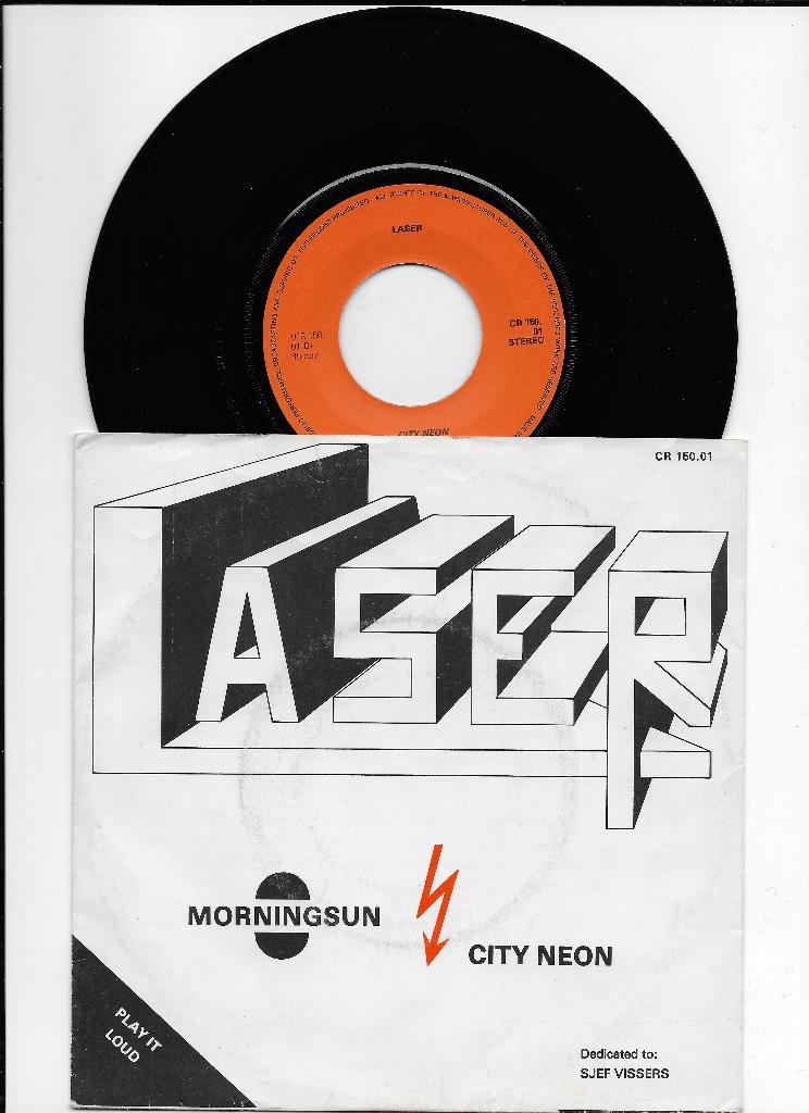 privat metal single van Laser, 7 inch, Ophalen of Verzenden, Beschermende buitenhoes, 1970 - 1979