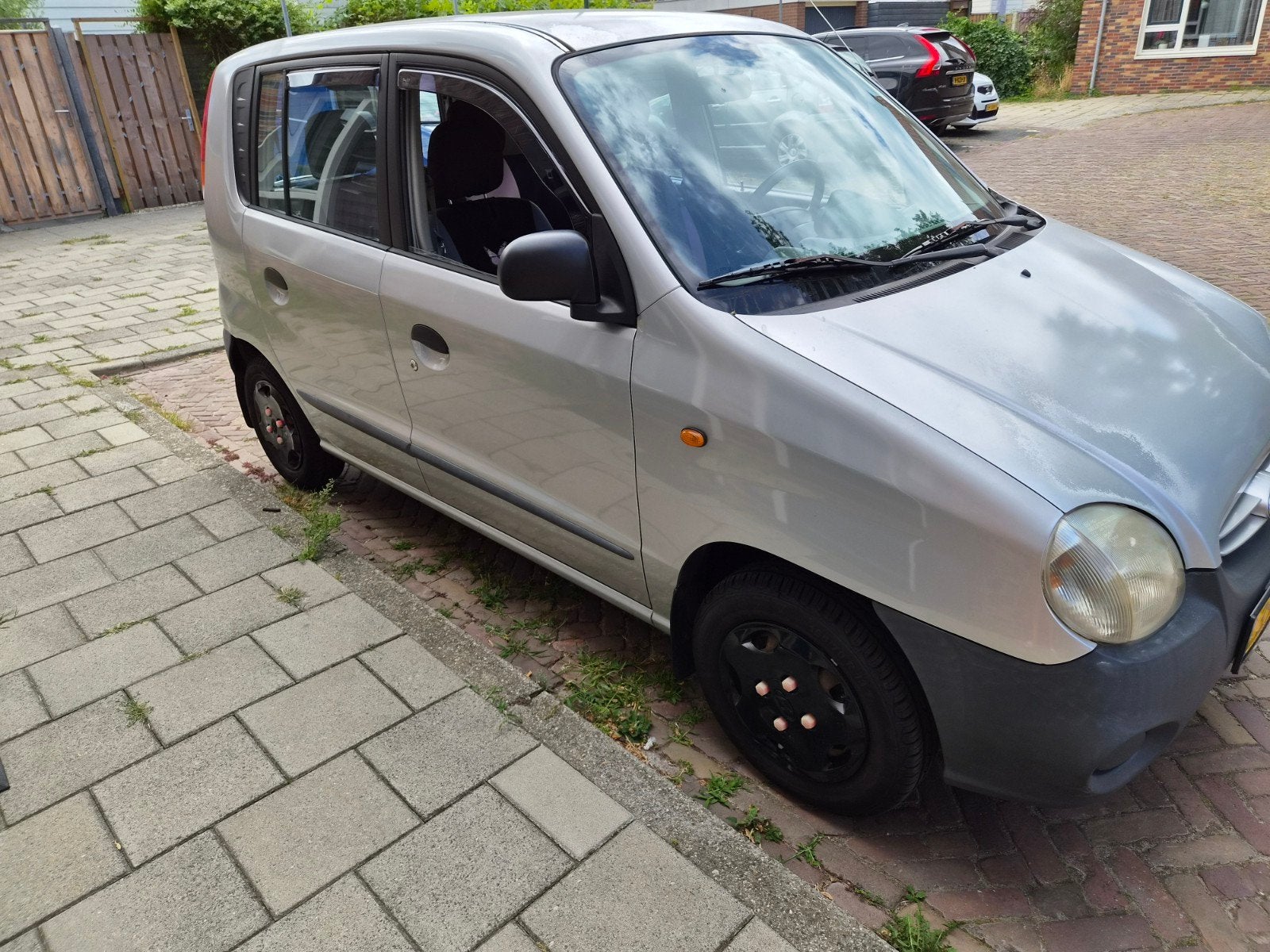 Hyundai Atos 1.0 I GLS PS AUT 2001 Grijs, Auto's, 4 cilinders, 833 kg, 400 kg, Atos