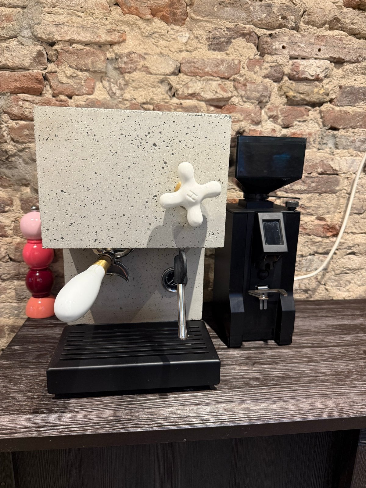 Anza Coffee Sensse espressomachine - Uniek design, Espresso apparaat, Gemalen koffie, Zo goed als nieuw, 1 kopje