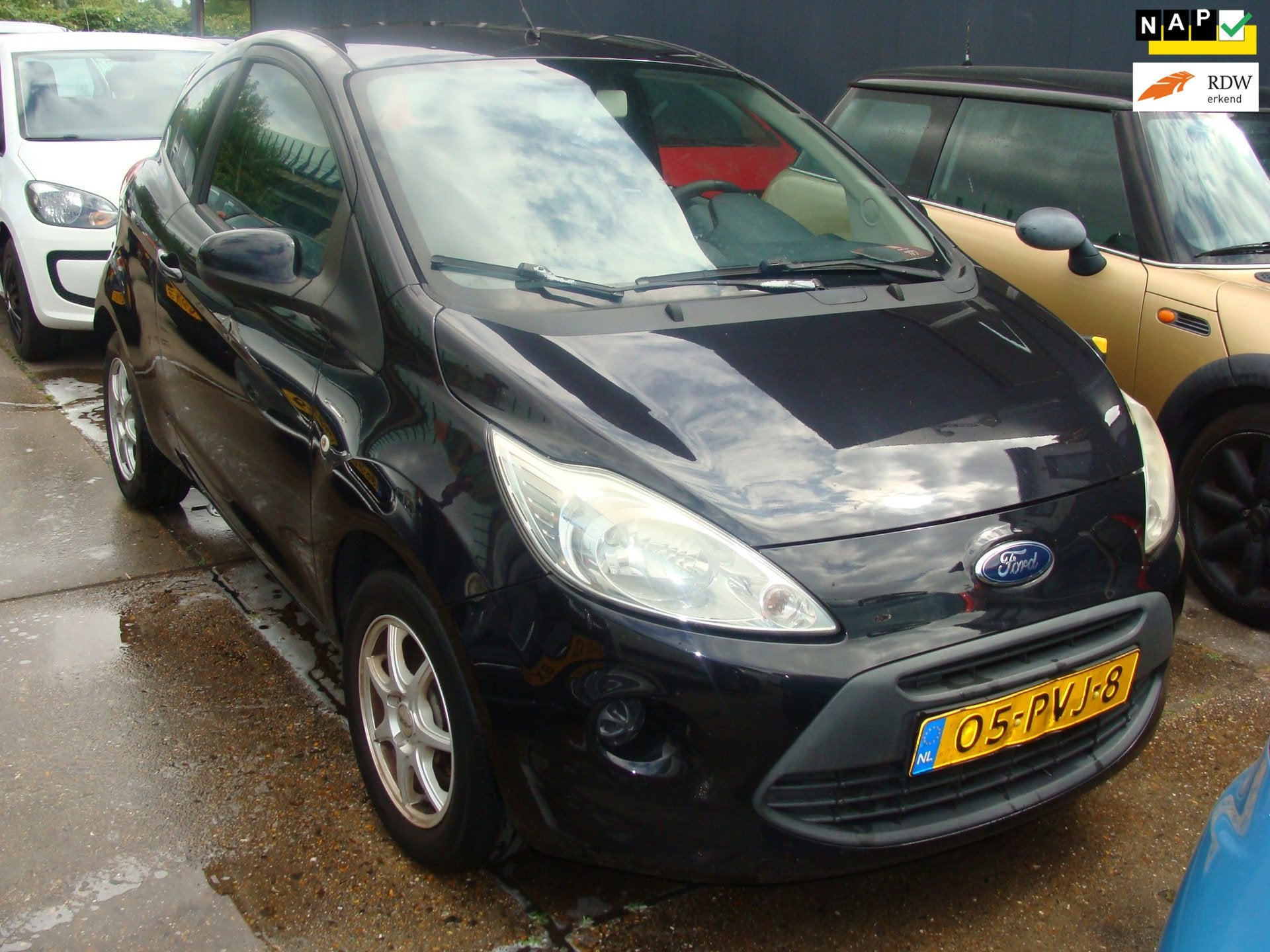 Ford Ka 1.2 Comfort start/stop airco elek pak nap apk, Voorwielaandrijving, Euro 5, Gebruikt, 1242 cc