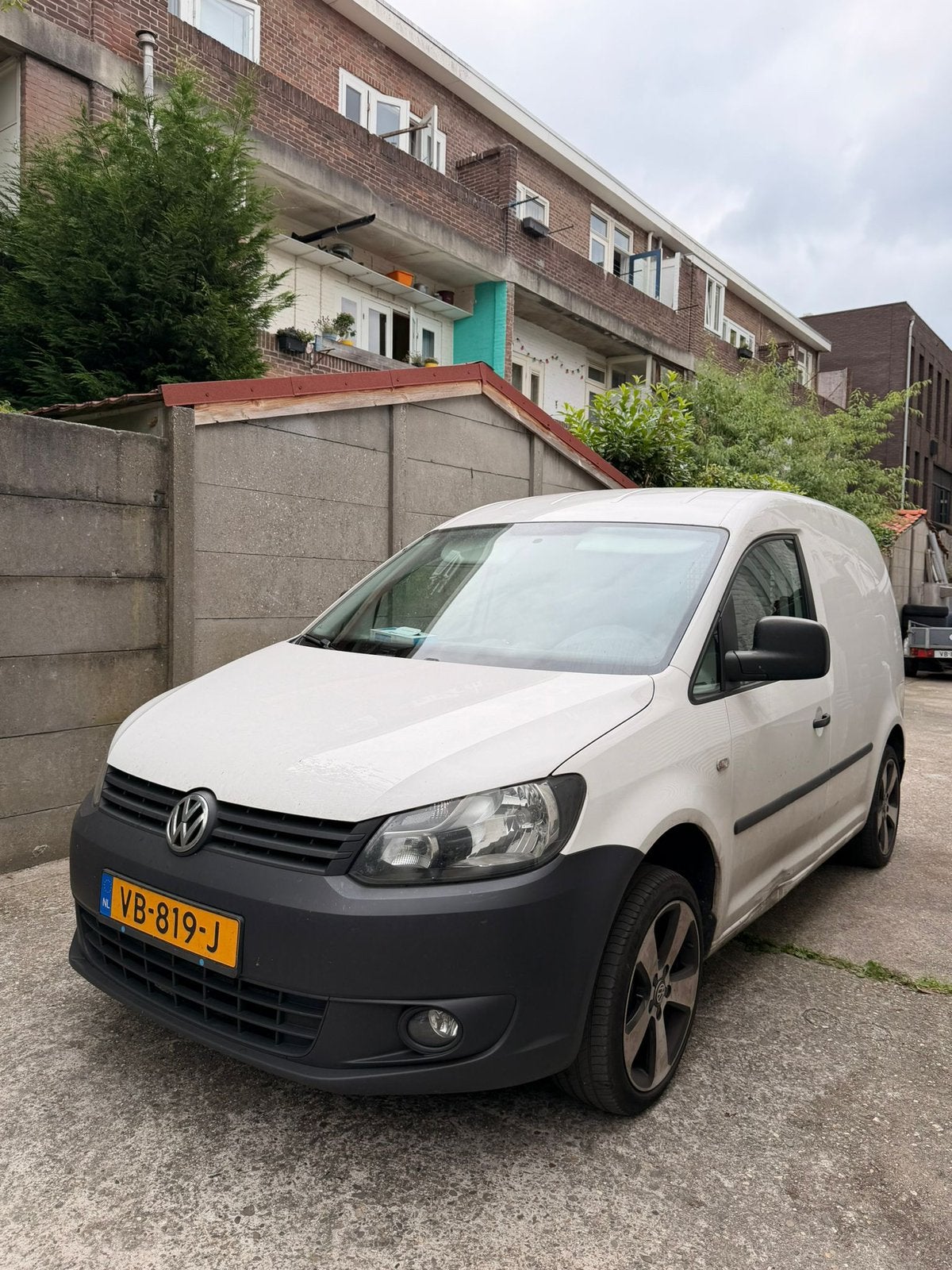 ✅ Volkswagen Caddy 1.6 D 55KW 2013 AIRCO RNS/Bluetooth GTI, Voorwielaandrijving, Euro 5, Stof, 74 pk