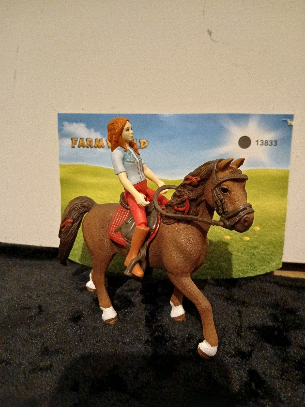 schleich horse club 42539 Hannah& Cayenne, Ophalen, Zo goed als nieuw, Paard, Beeldje of Figuurtje