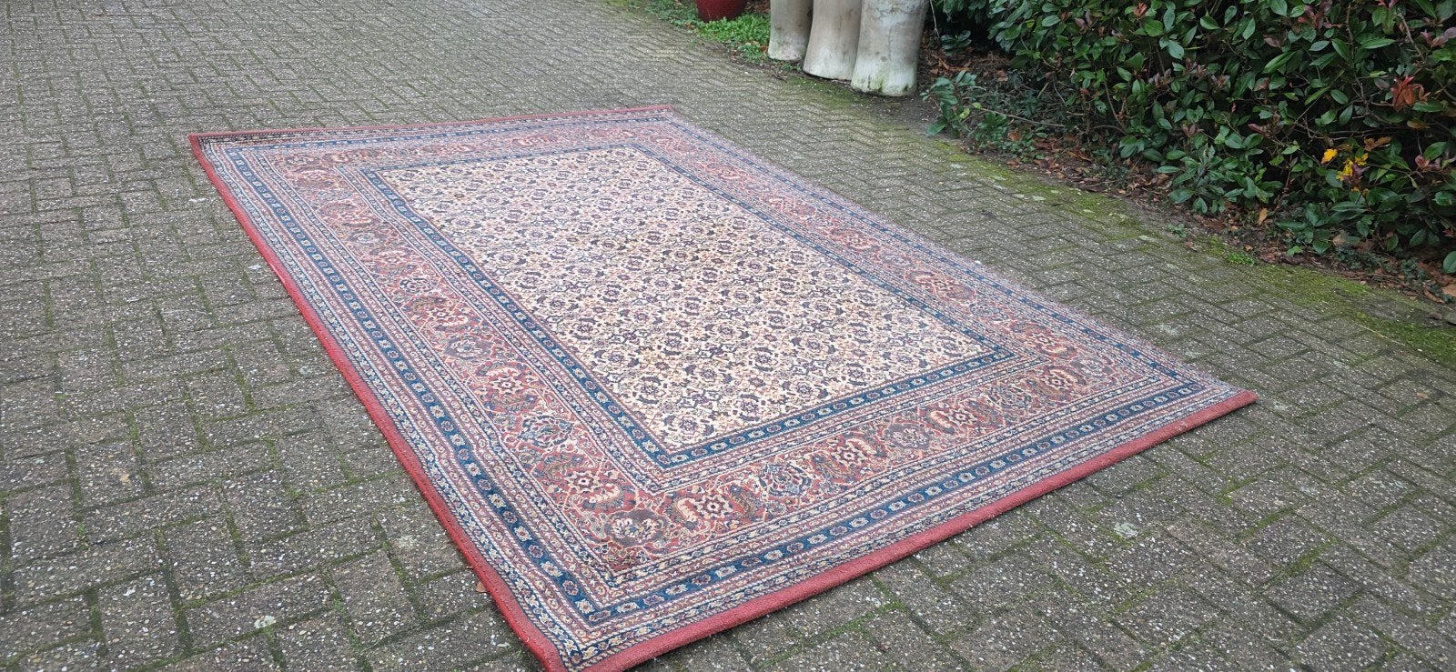 Prachtig groot vintage Perzisch wollen tapijt 300x200!, Perzisch, 200 cm of meer, Ophalen of Verzenden, Zo goed als nieuw