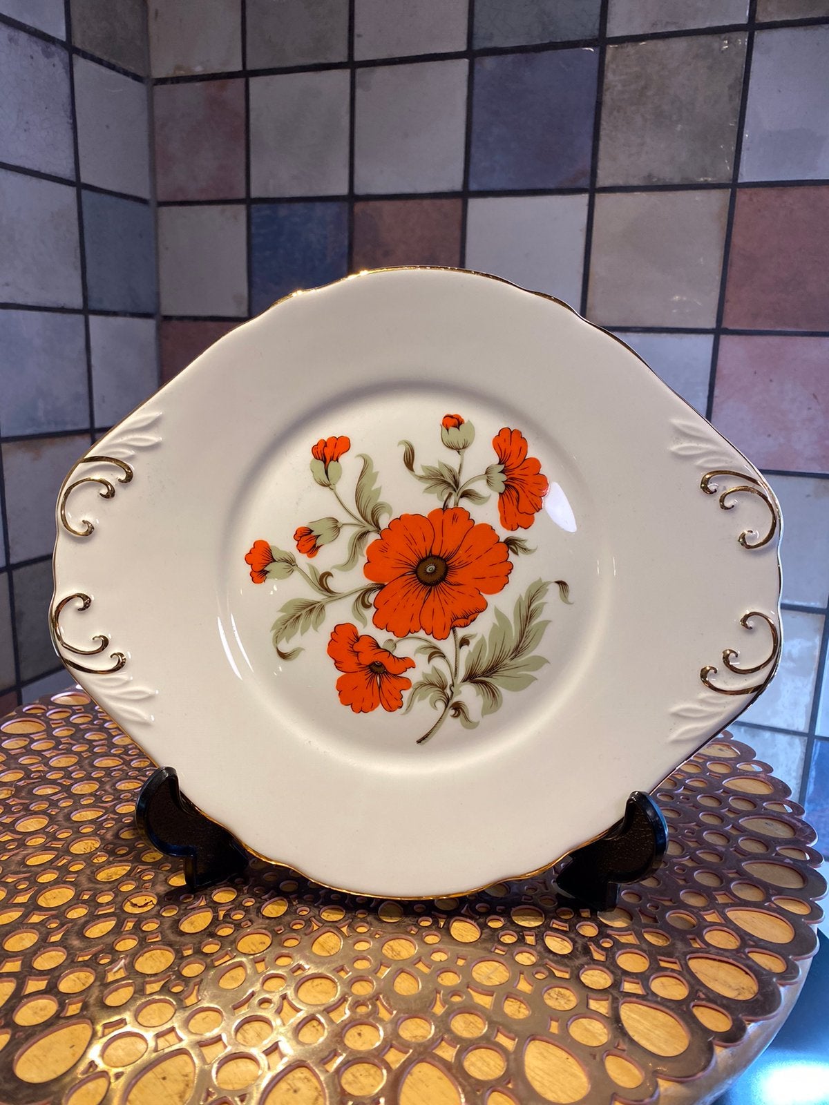 Staffordshire “Crown Trent”,England,antieke/vintage schaal, Antiek en Kunst, Ophalen of Verzenden
