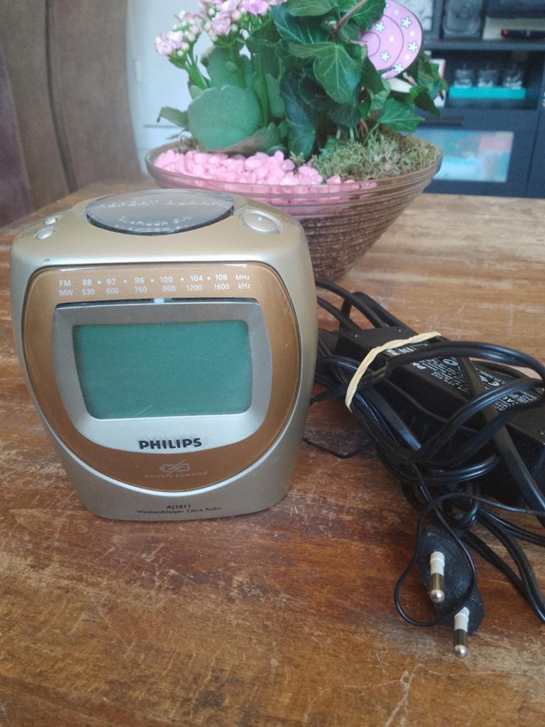 Philips AJ3017 Wekkerradio - Compact en Betrouwbaar, Audio, Tv en Foto, Radio's, Gebruikt, Radio, Ophalen of Verzenden