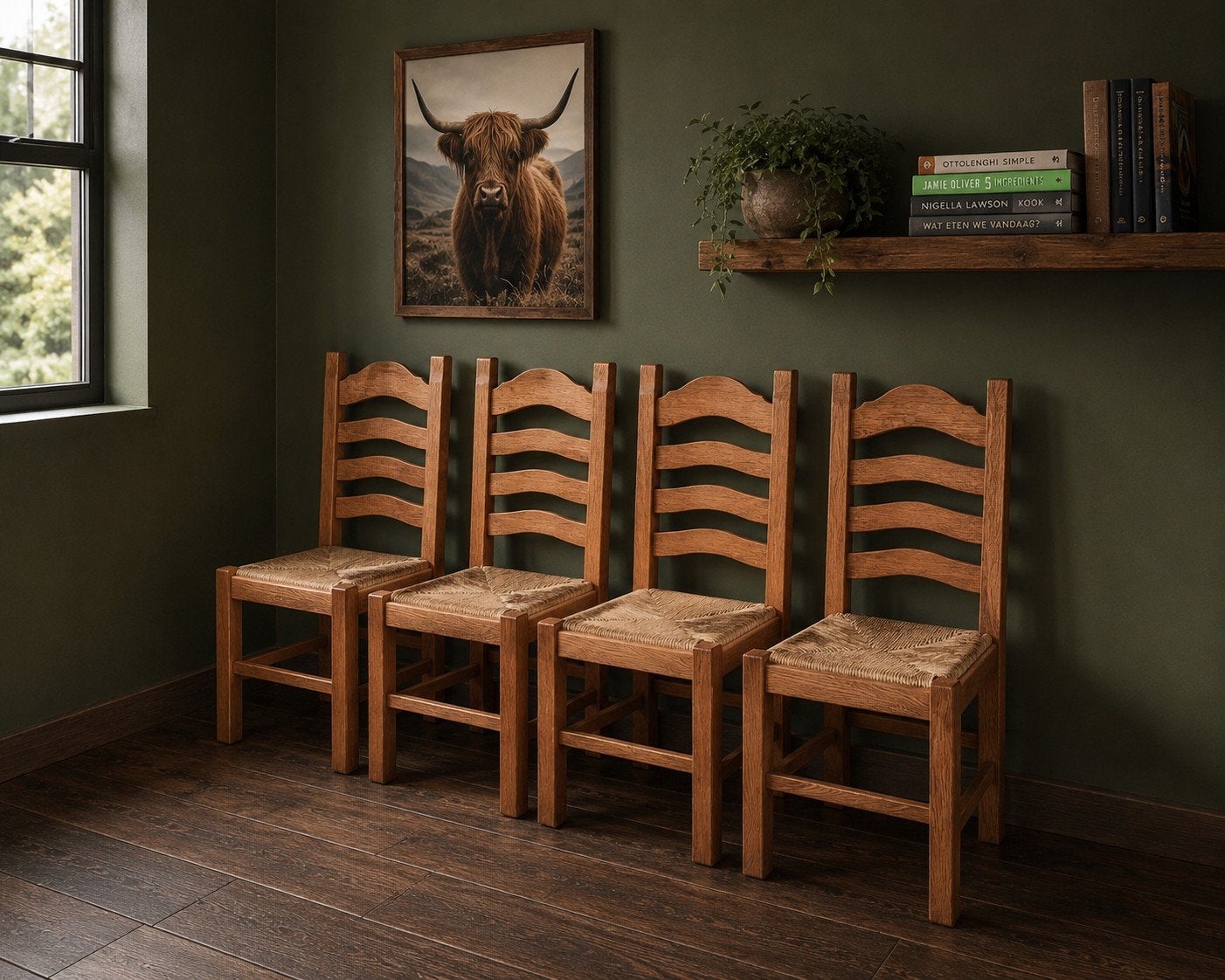 6 stoelen gezandstraald massief eiken, Huis en Inrichting, Bruin, Muppetsmeubels@gmail.com, Middenhof 41 Rilland, Zo goed als nieuw