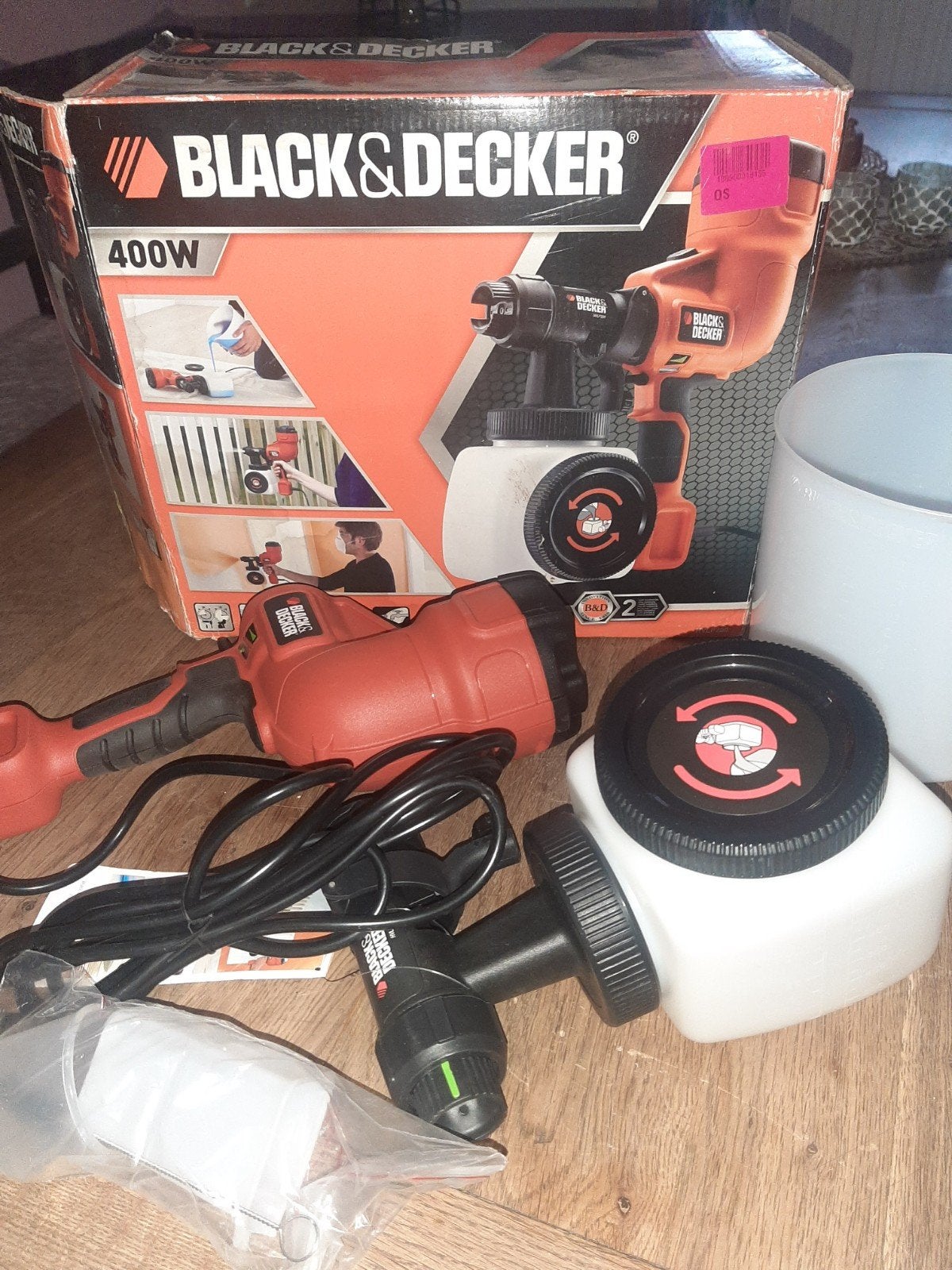 Black & Decker HVLP200 Verfspuit 400W, Ophalen of Verzenden