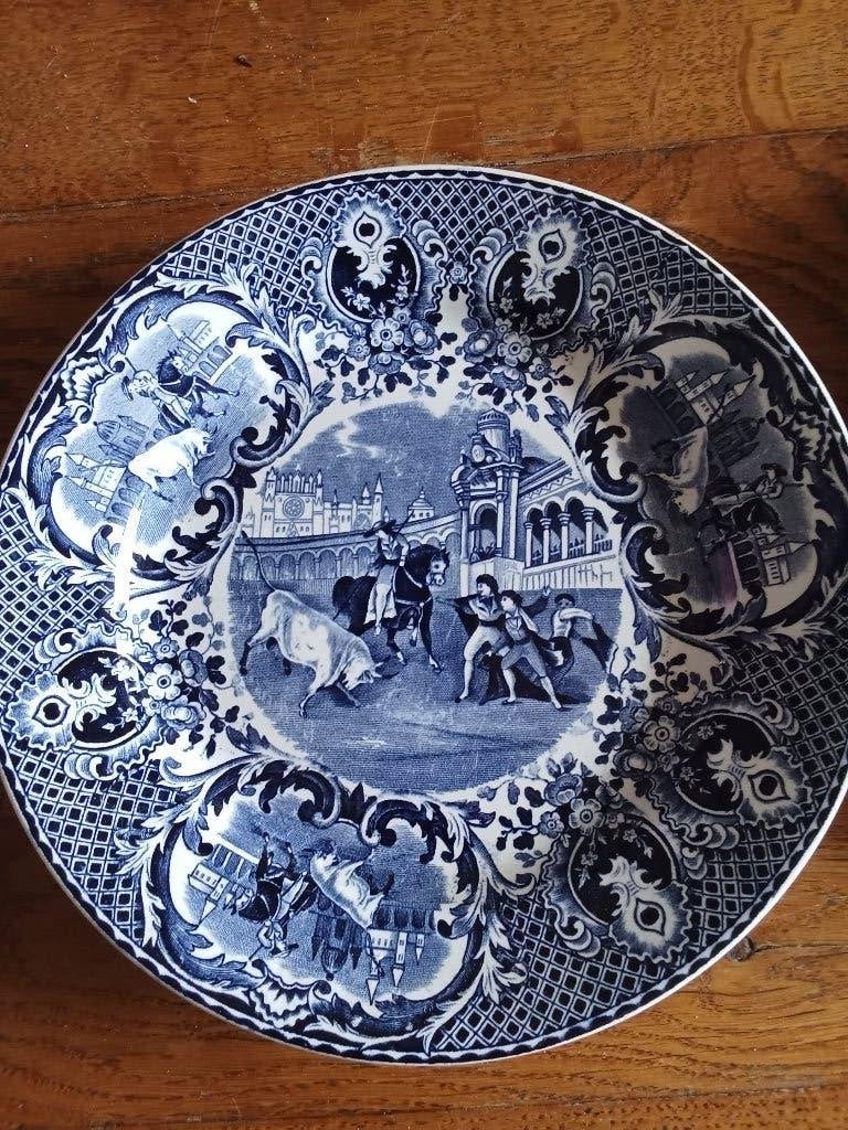 te koop 2 prachtige gave wandborden van Societe Ceramique, Ophalen of Verzenden