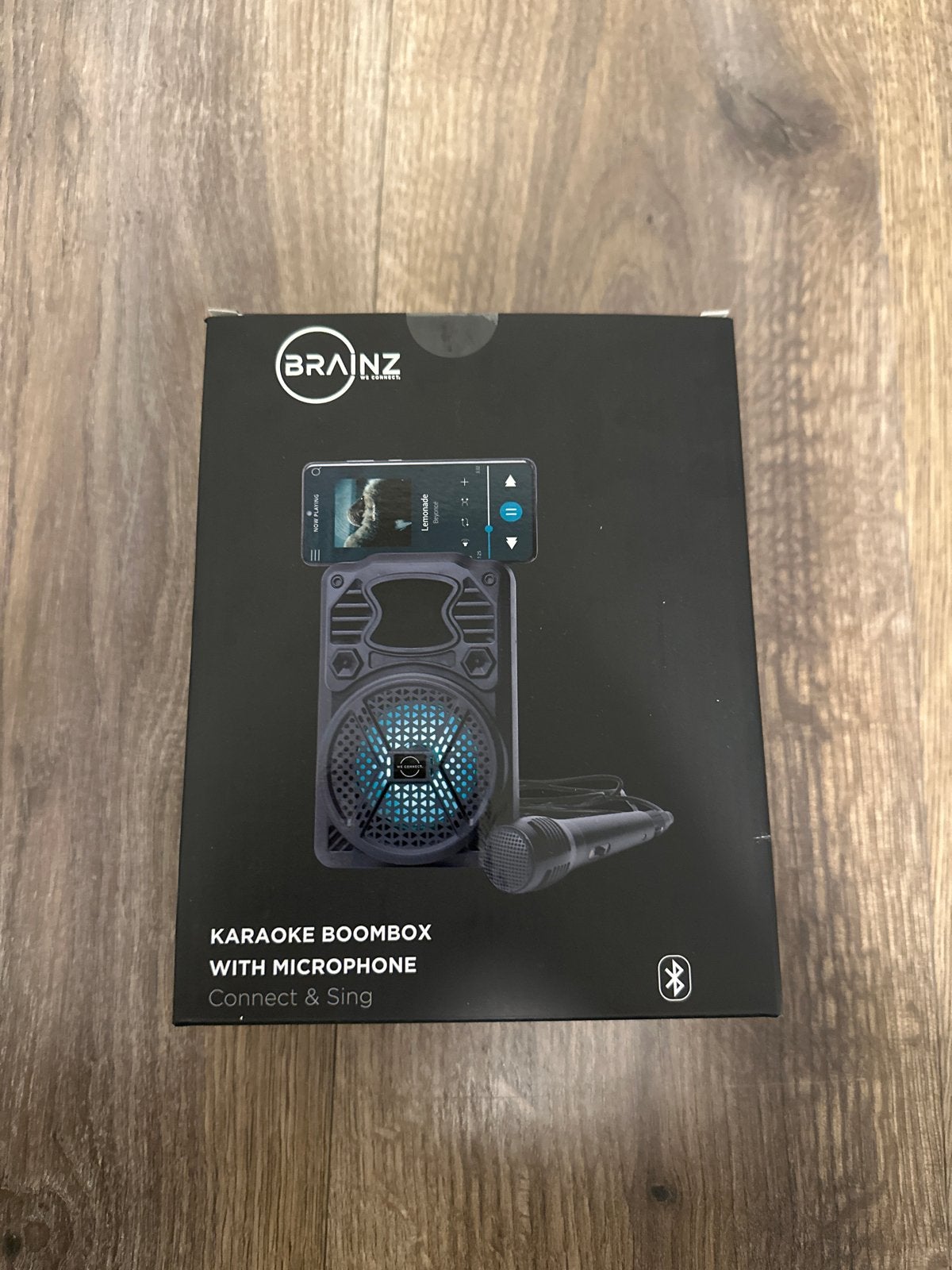 Brainz Karaoke Boombox met Microfoon - Nieuw in doos, Ophalen of Verzenden, Nieuw, Complete set