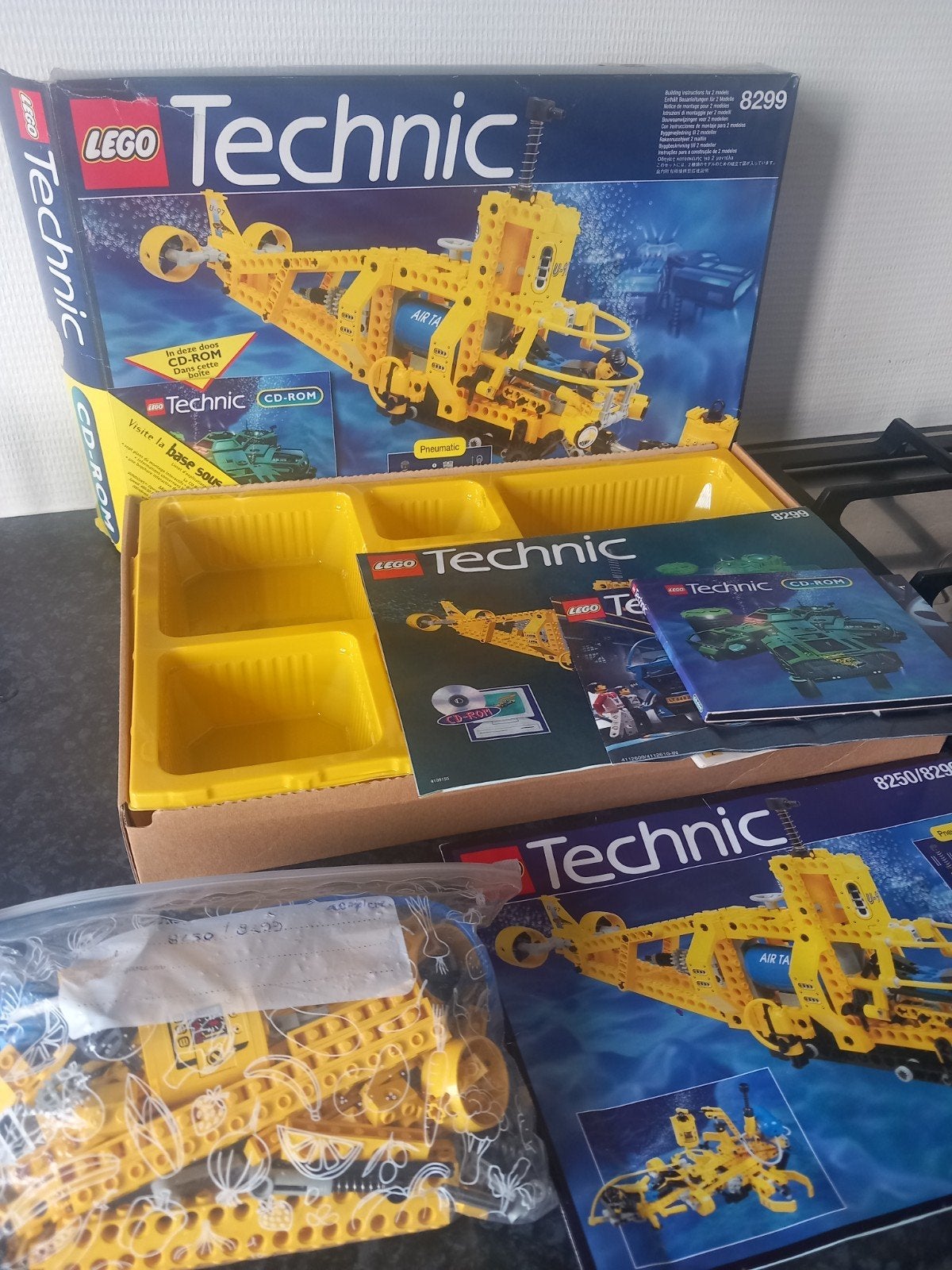 LEGO Technic 8299 Diepzeebasis met Pneumatiek, Kinderen en Baby's, Speelgoed | Duplo en Lego, Compleet, Gebruikt, Lego, Ophalen of Verzenden