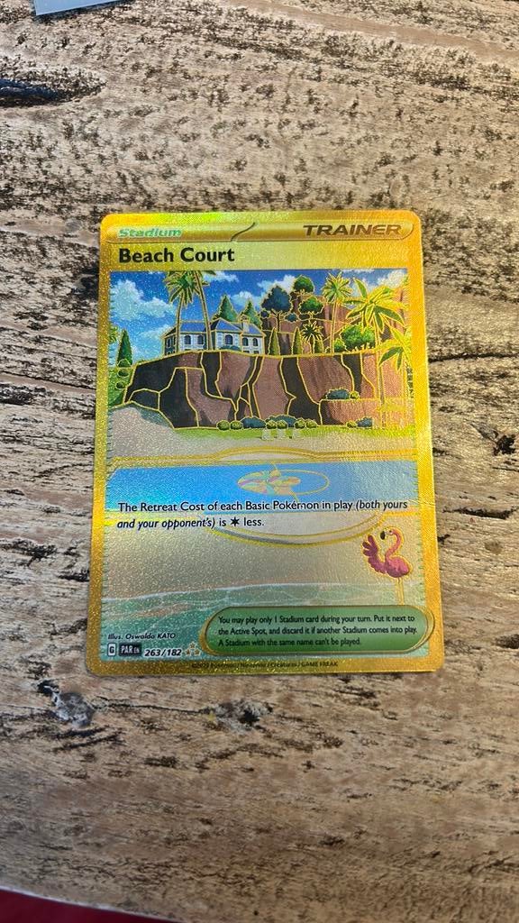 Beach court trainer pokemon kaart, Ophalen of Verzenden, Zo goed als nieuw