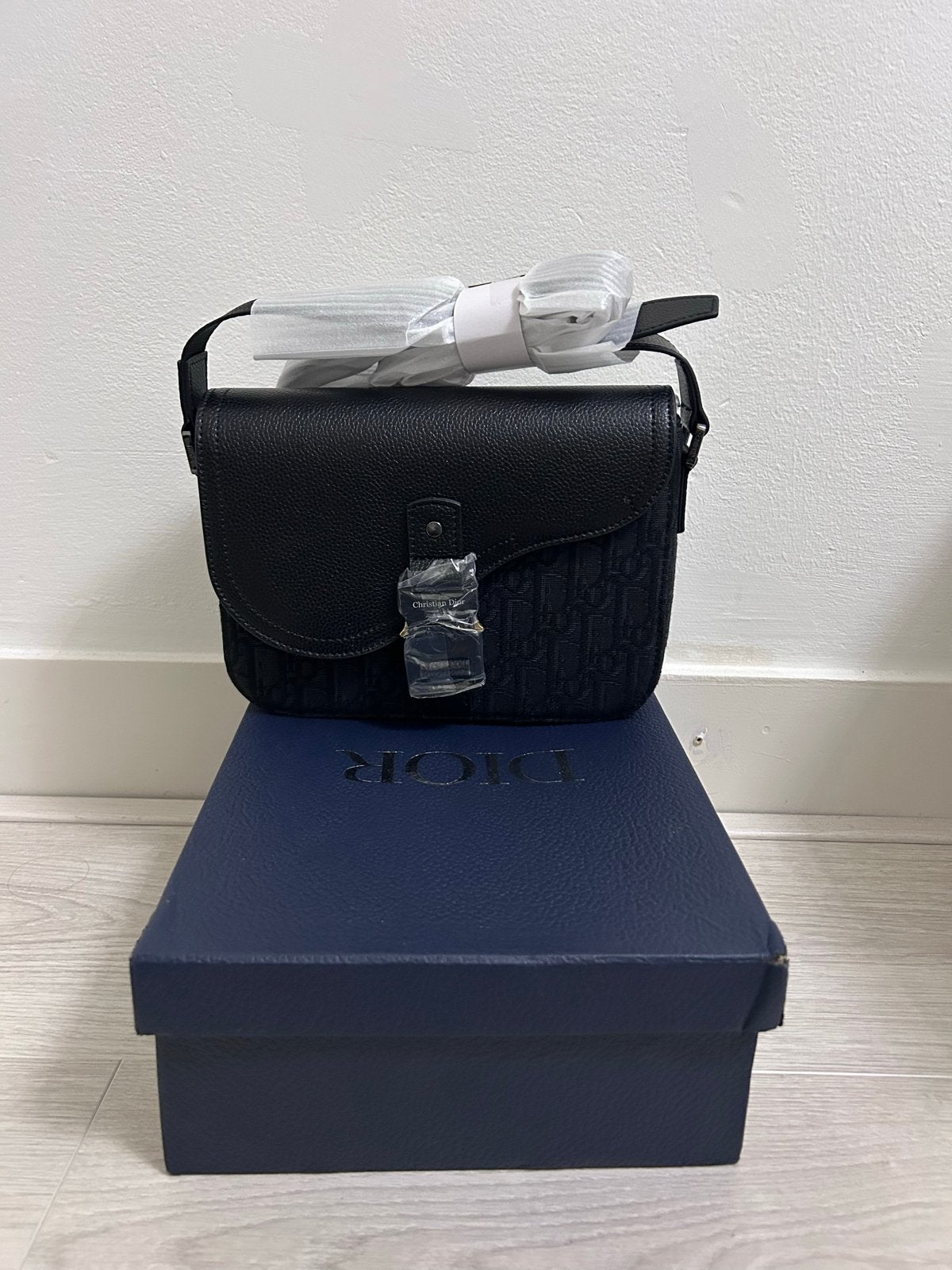 Dior schoudertasje zwart nieuw in doos, Overige merken, Zwart, Nieuw, Ophalen of Verzenden