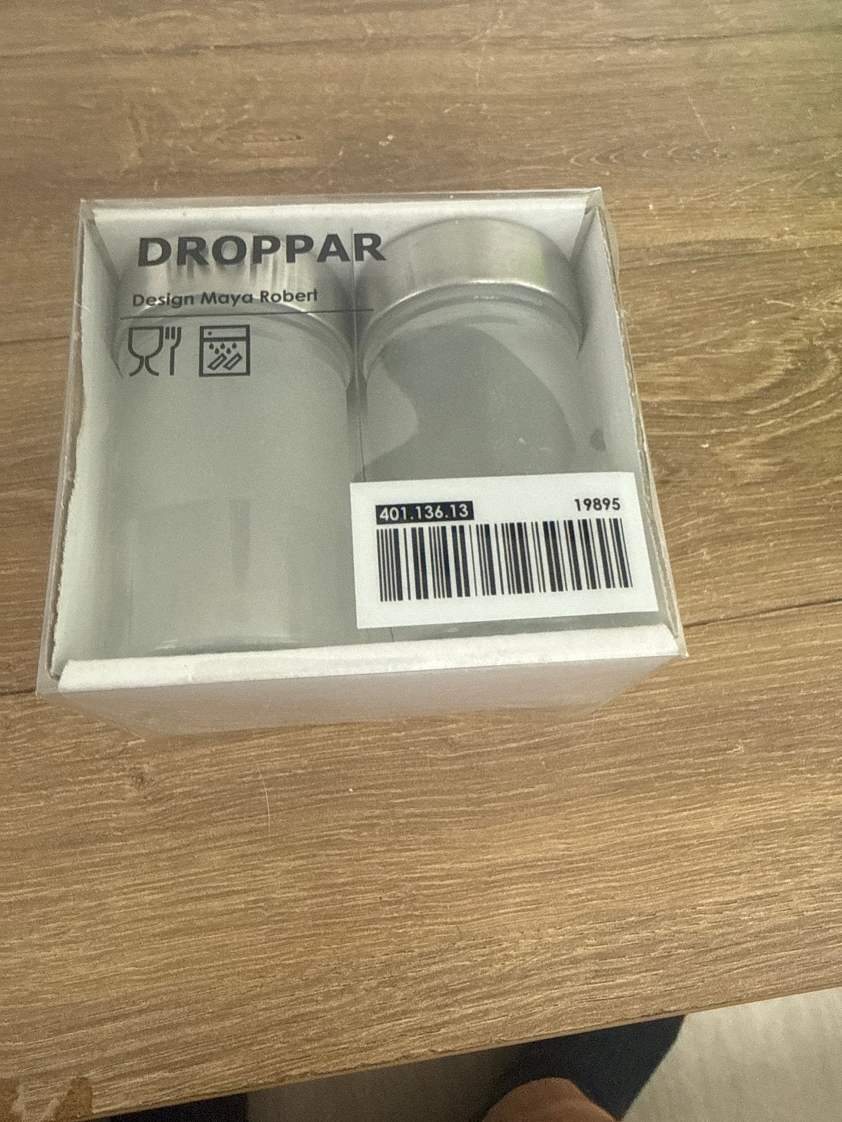 IKEA DROPPAR Kruidenpotjes - Nieuw in verpakking, Glas, IKEA, Ophalen of Verzenden, Voorraadpot