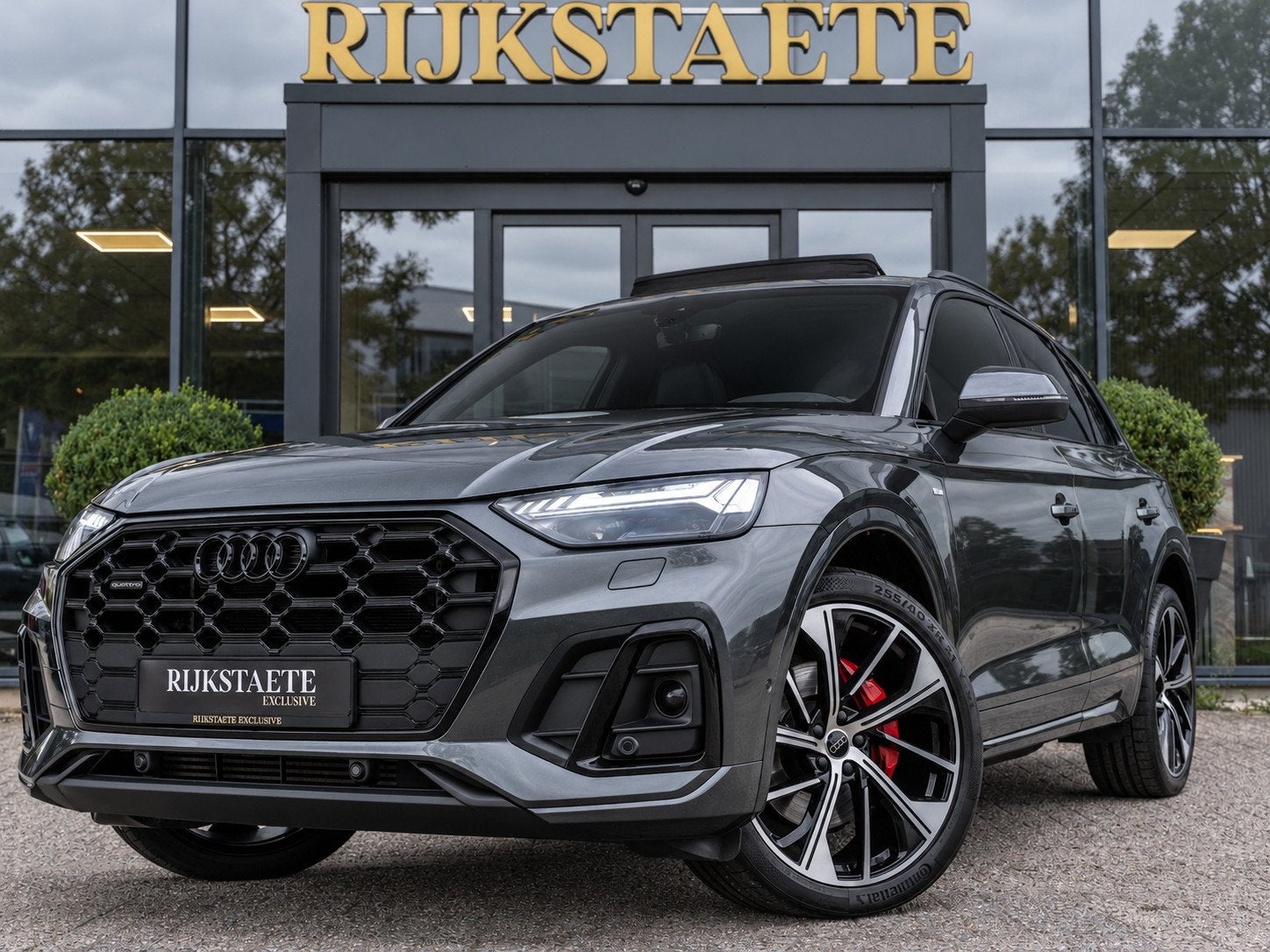 Audi Q5 50 TFSIe S-Line Quattro|PANO|360°|SFEER|MATRIX|21'', Auto's, Automaat, Dealer onderhouden, Gebruikt, 4 cilinders