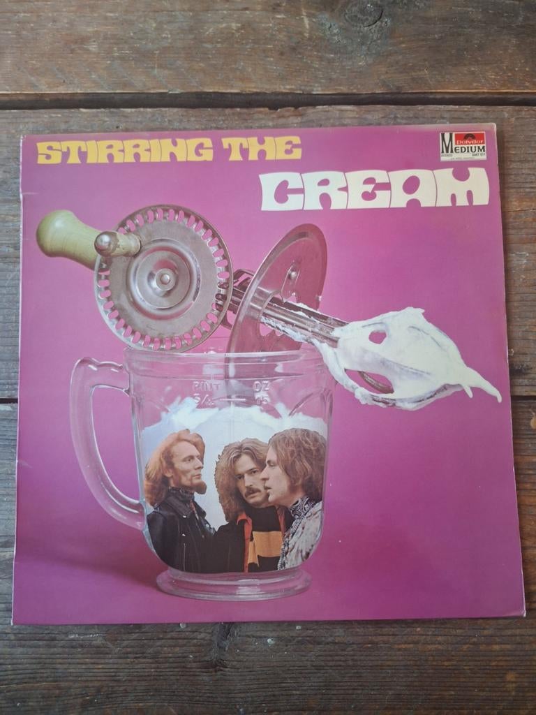 Cream - Stirring The Cream 2447 011 NL 1974, Cd's en Dvd's, Vinyl | Rock, Ophalen of Verzenden, Zo goed als nieuw, 12 inch, Poprock