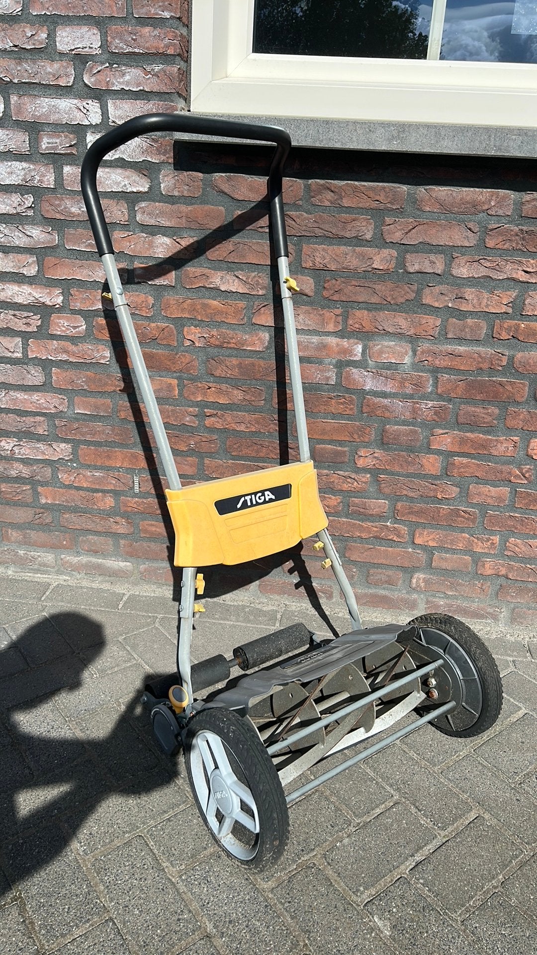 Stiga kooimaaier. SCM440FS. Duwgrasmasier, Kooimesmaaier, Ophalen, Zo goed als nieuw