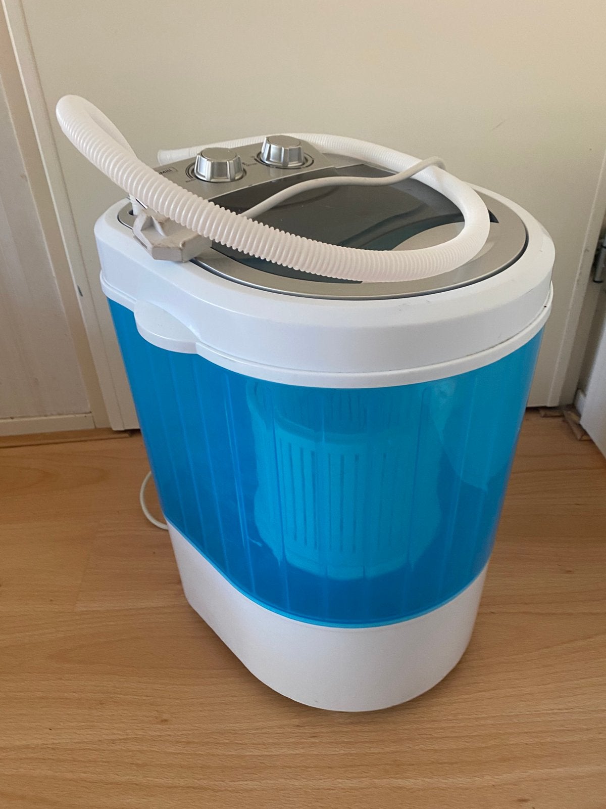 BluMill mini wasmachine met centrifuge, Minder dan 1200 toeren, Minder dan 85 cm, Minder dan 4 kg, Ophalen of Verzenden