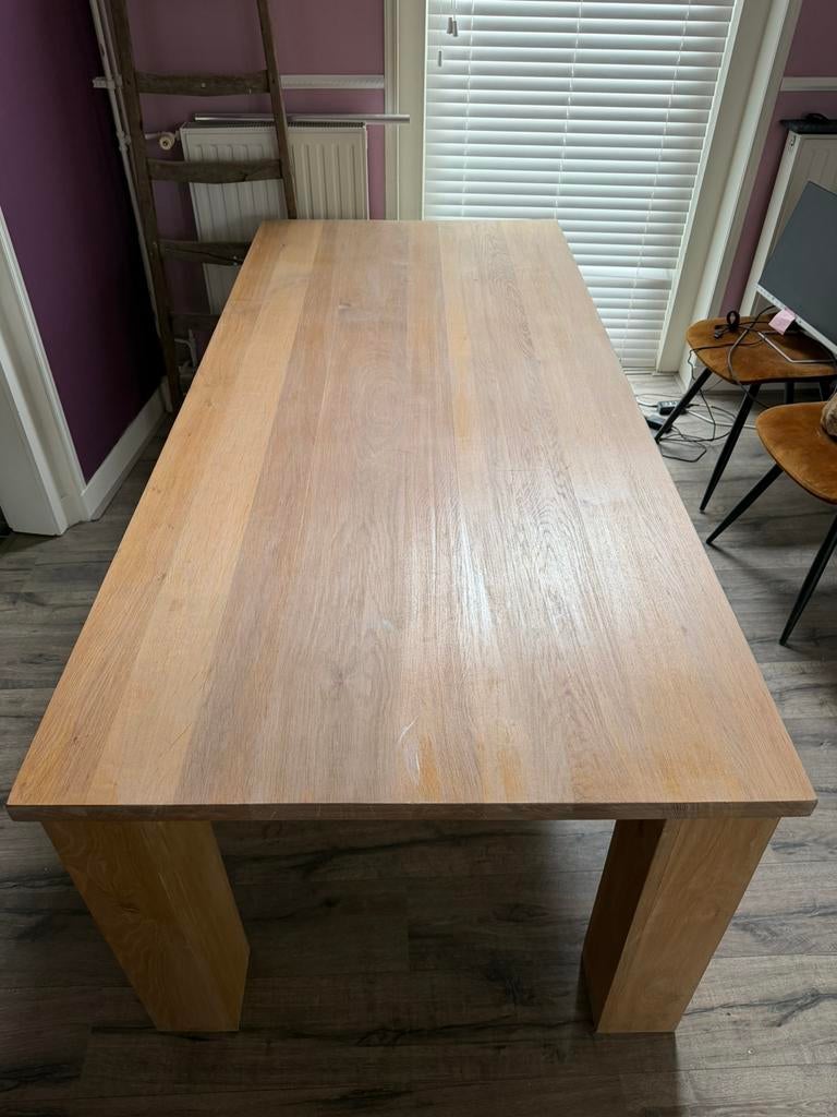 Grote tafel, Ophalen, Gebruikt, Eikenhout, 200 cm of meer