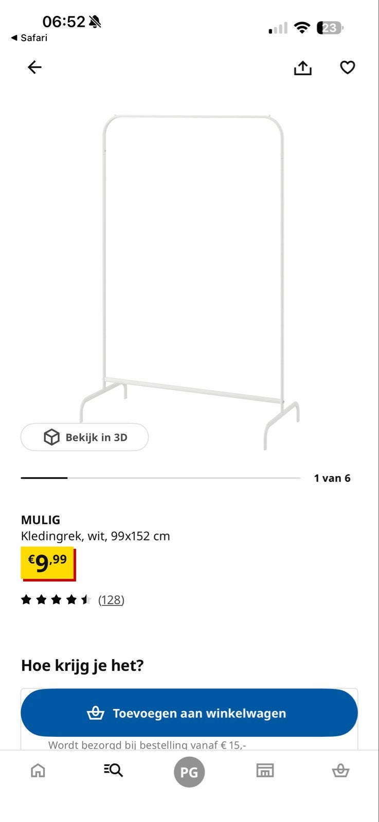 2 complete sets -IKEA MULIG kledingrek + SKUBB organizer, Kleding | Dames, Kledingrekken, Ophalen, Zo goed als nieuw