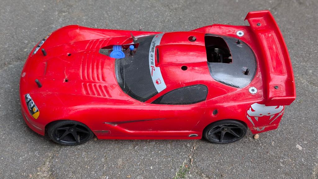 Dodge Viper | Nitro RC Auto | Schaal 1:10, Gebruikt, Auto offroad, Ophalen of Verzenden, Schaal 1:10
