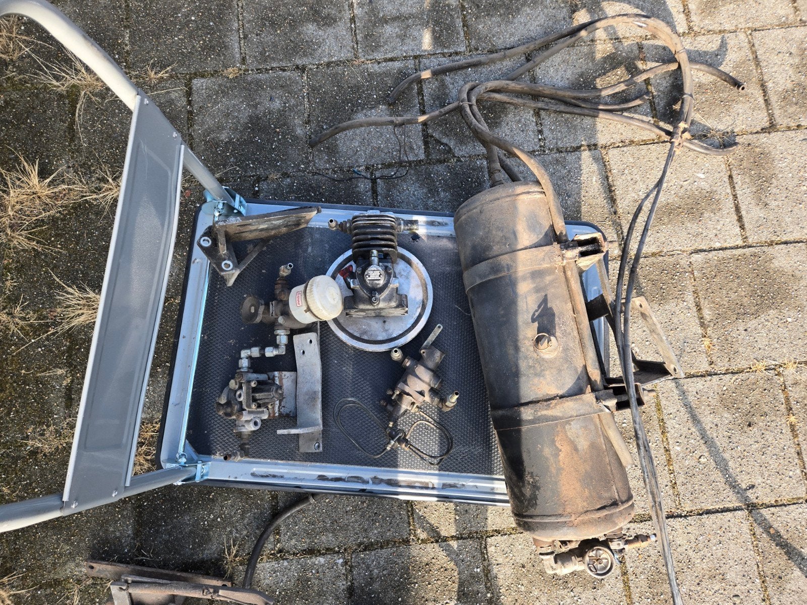 Toyota Landcruiser, GRAU luchtrem set, Ophalen, Gebruikt, IJzer
