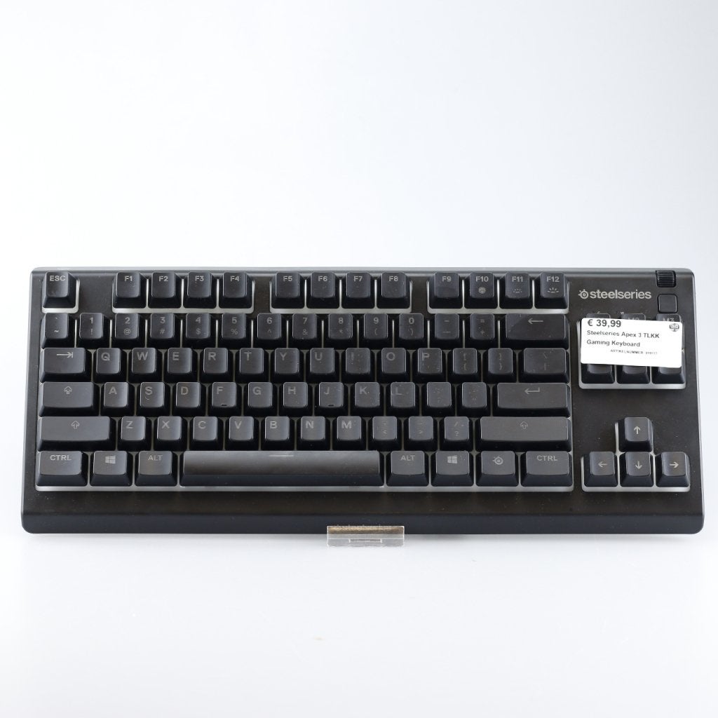 Steelseries Apex 3 TLKK Gaming Keyboard, Steelseries, Zo goed als nieuw, Support@steelseries.com, 1150 18th St NW, Suite 106
Auburn, WA 98001
USA