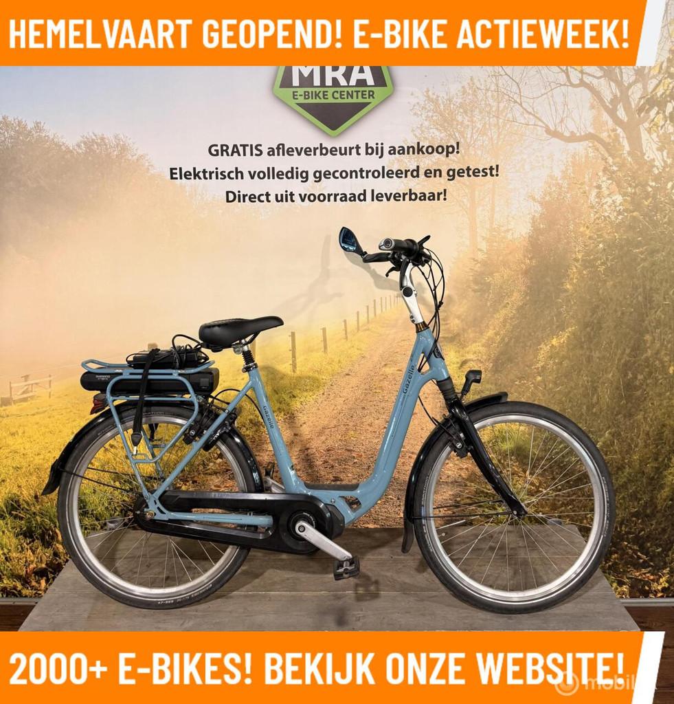 Gazelle elektrische fiets met midden motor en lage instap!, 51 tot 55 cm, Gazelle