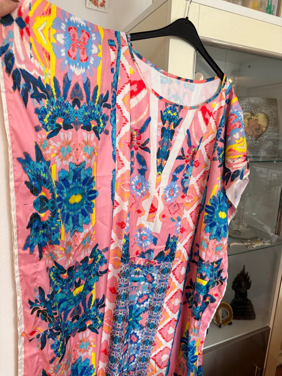 Nieuwe kleurrijke kaftan van Chic Me, maat 52/54, Kleding | Dames, Grote Maten, Ophalen of Verzenden, Nieuw, Overige kleuren, Jurk