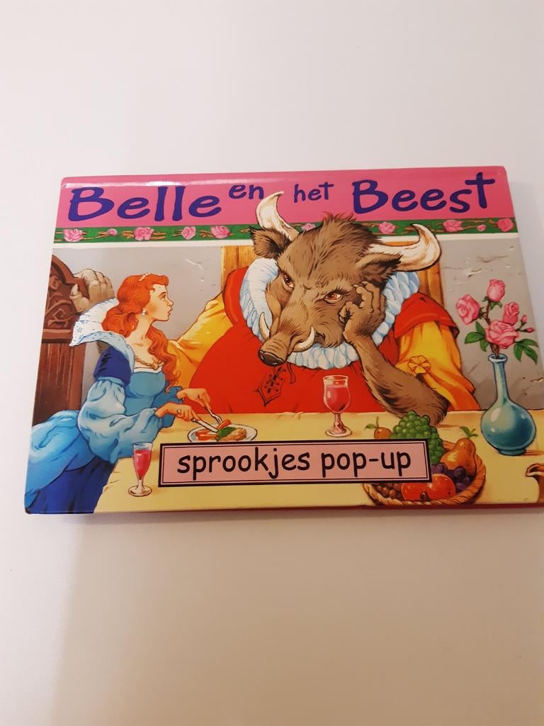 POP UP BOEKJE BELLE EN HET BEEST, Boeken, Ophalen of Verzenden, Zo goed als nieuw