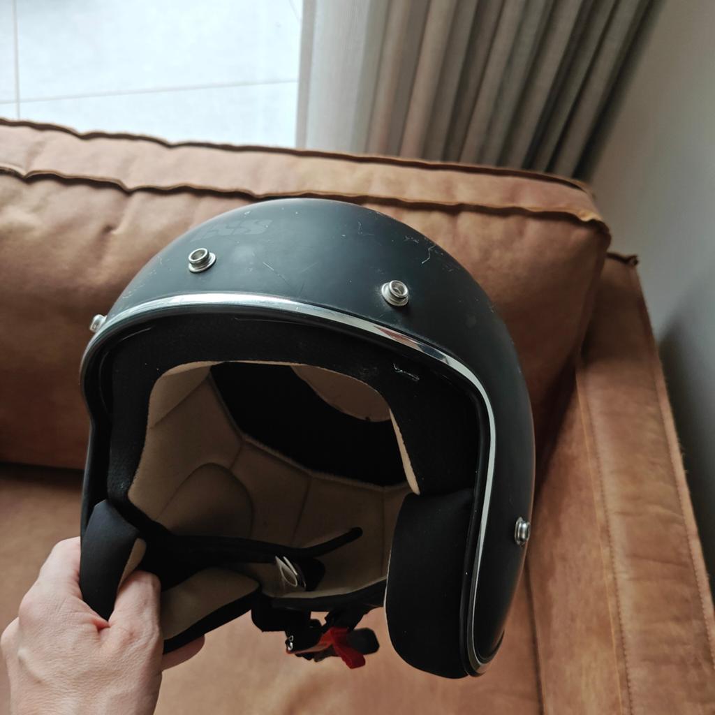 Zwarte Jethelm IXS Hx77 - Ideaal voor Scooter/Motor, Dames, Jethelm, Tweedehands, Ophalen