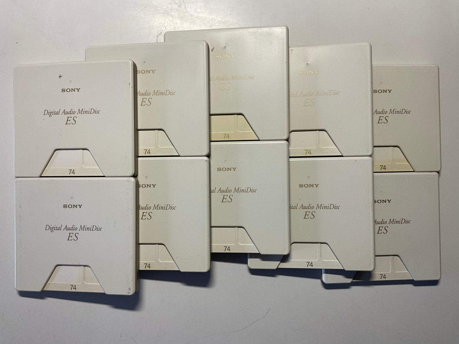 Minidisc’s. SONY  ES 74. 10x als nieuw. 74 minuten, Ophalen of Verzenden
