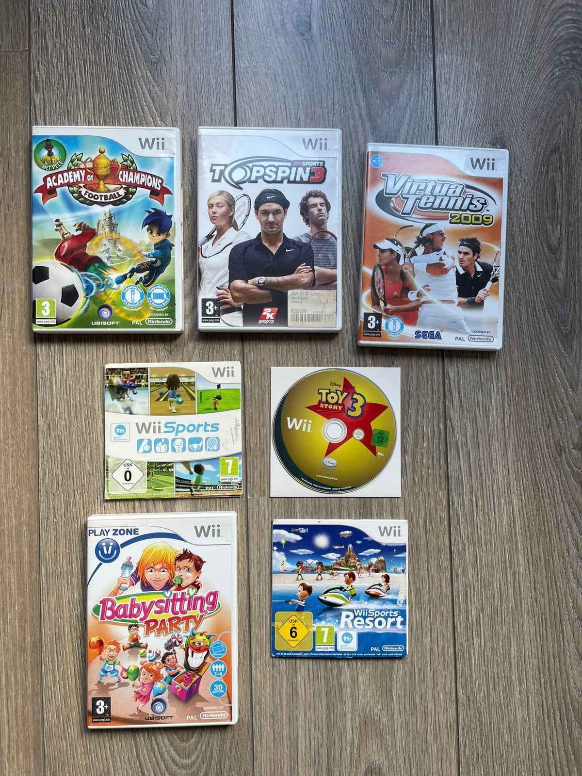 Diverse Wii spellen, Gebruikt, Ophalen of Verzenden, Sport, 3 spelers of meer