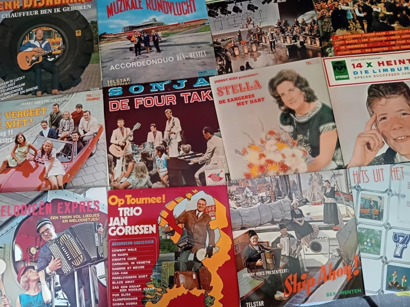 Partij Nederlandse TELSTAR Lp's 15 stuks- Diverse artiesten, LP, Gebruikt, Ophalen of Verzenden, Levenslied of Smartlap