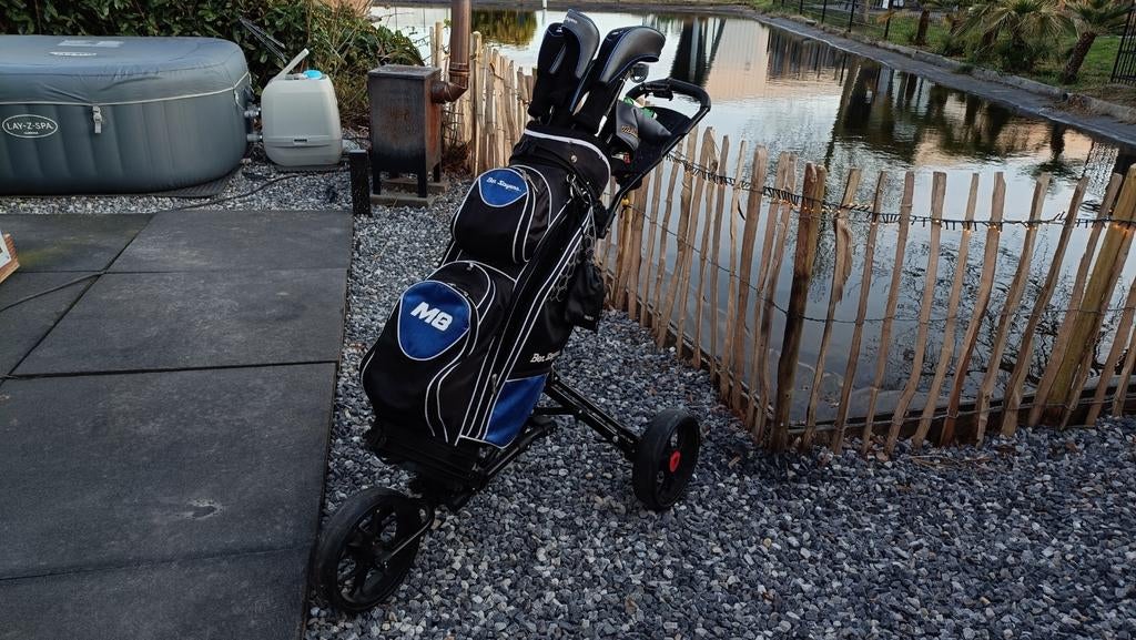 BEN SAYERS golf set inc cartbag en accessoires! ZGAN!, Ophalen of Verzenden, Set