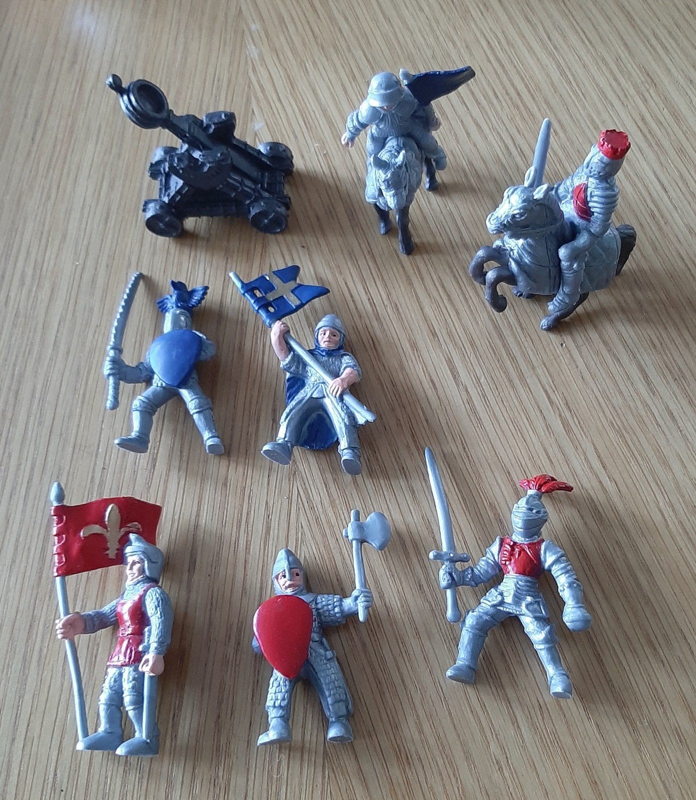 Safari miniatuur soldaten en ridders speelgoed set, Ophalen of Verzenden, Gebruikt