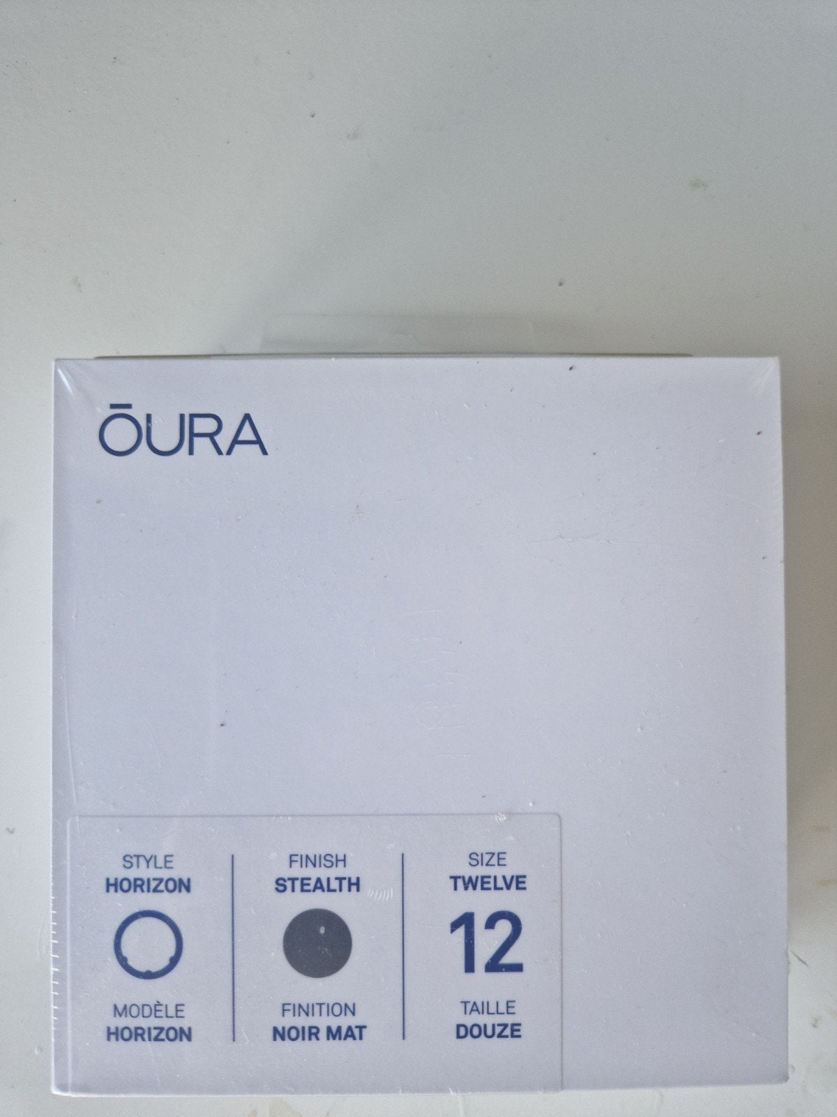 Oura Ring Horizon Stealth Zwart Maat 12, Sieraden, Tassen en Uiterlijk, Oura, Zwart, IOS, Nieuw