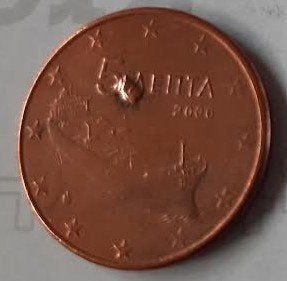 euromunten, Postzegels en Munten, Munten | Europa | Euromunten, Ophalen of Verzenden, Overige landen, 5 cent, Losse munt