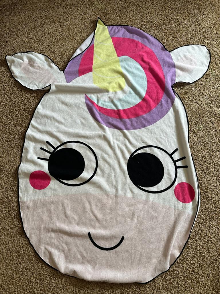 Unicorn strandlaken handdoek eenhoorn, Ophalen of Verzenden, Zo goed als nieuw