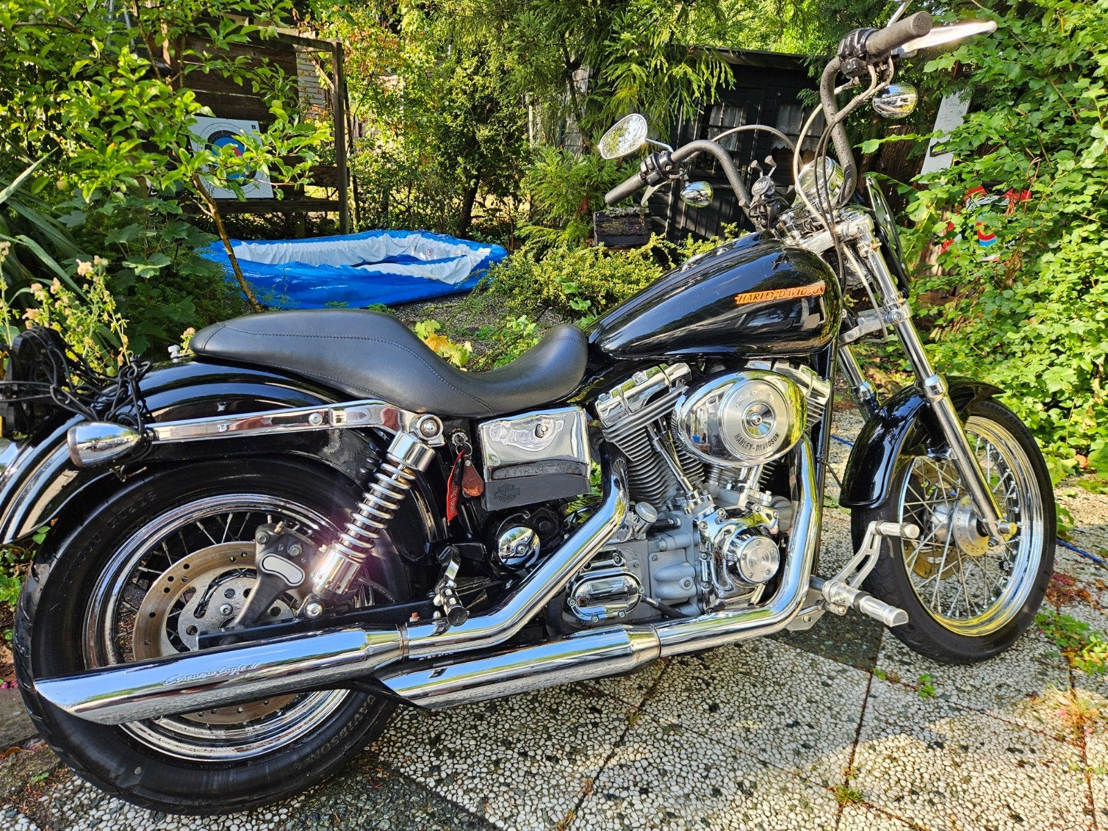 Harley-Davidson Dyna Super Glide Custom FXDC, Motoren, 2 cilinders, Sportuitlaat, Gebruikt, Particulier