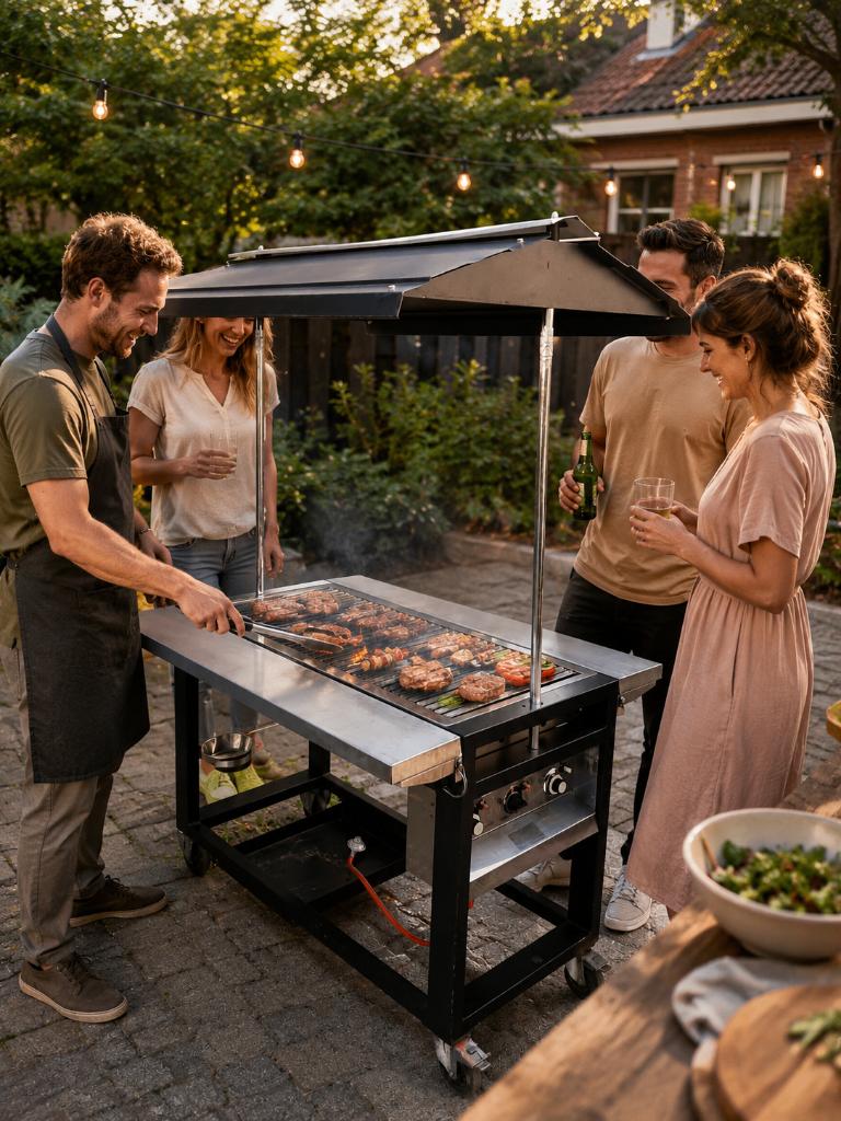 BBQ te huur, Ophalen of Verzenden, Zo goed als nieuw