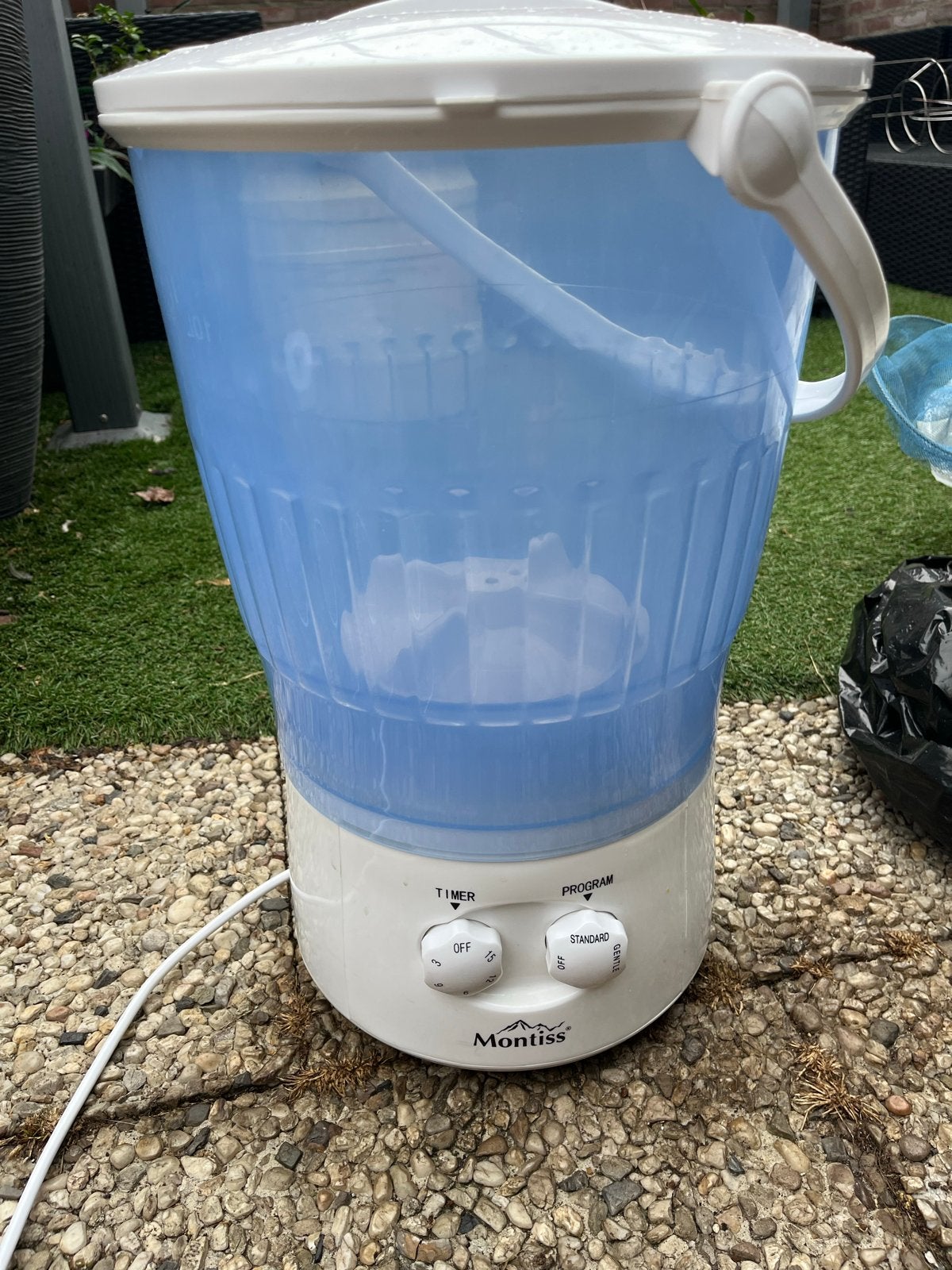 Montiss Mini Wasmachine - Compact en Handig, Witgoed en Apparatuur, Wasmachines, Minder dan 85 cm, Minder dan 4 kg, Bovenlader