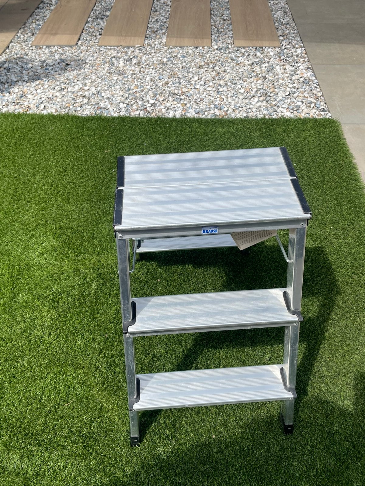 aluminium 2x3 treden trapje huishoudtrap bankje, Ophalen, Zo goed als nieuw, Minder dan 2 meter