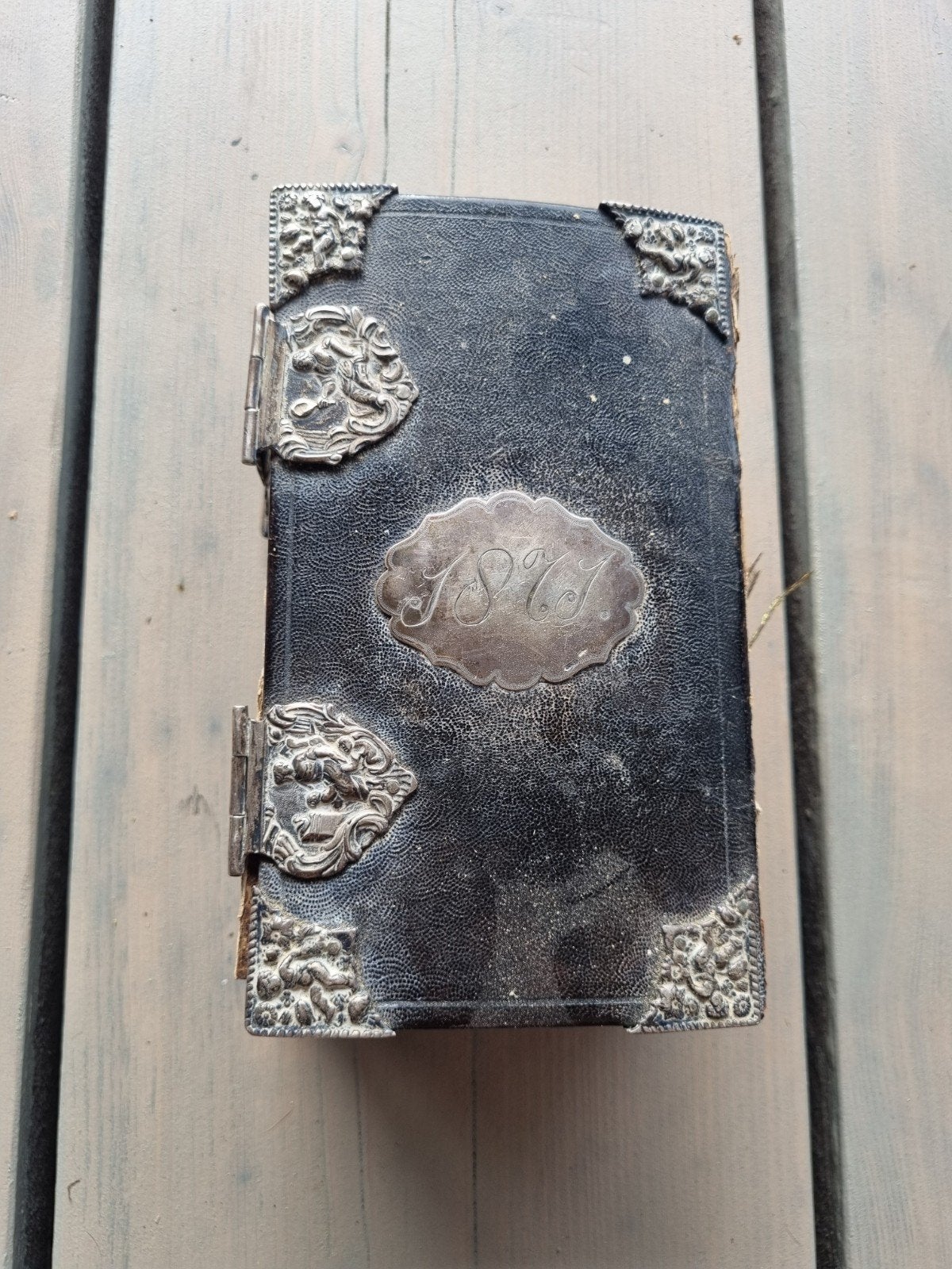Antiek Nieuw Testament 1862 met zilveren beslag, Antiek en Kunst, Ophalen of Verzenden, Staten Generaal