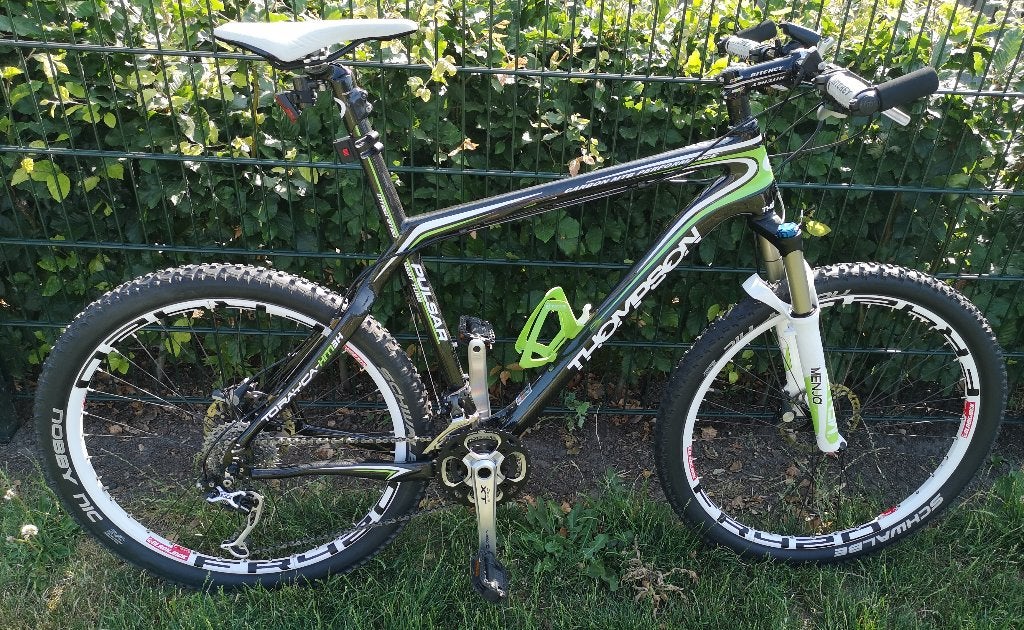 Thompson full carbon 26", Fietsen en Brommers, Fietsen | Racefietsen, Zo goed als nieuw, Meer dan 20 versnellingen, Schijfrem