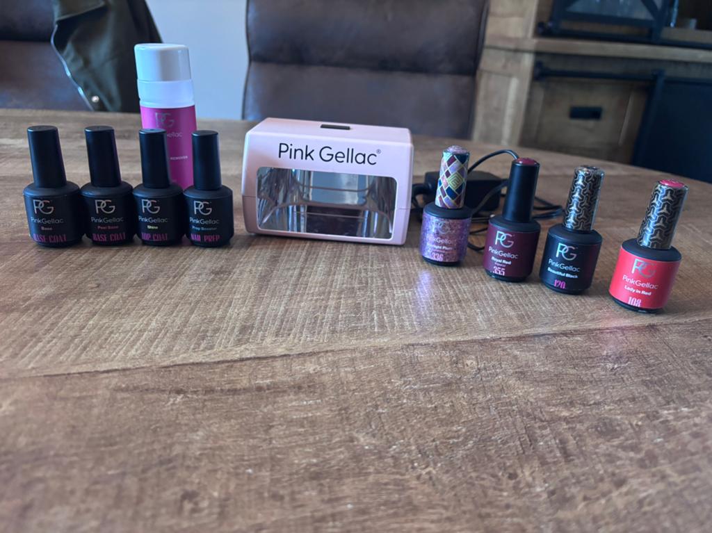 Pink Gellac Startpakket met Lamp en Diverse Kleuren, Ophalen, Zo goed als nieuw, Overige typen