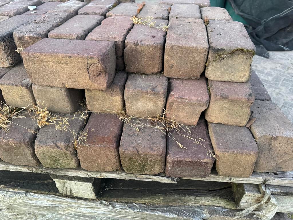 Oud hollandse gebakken klinkers (dikduimers), Tuin en Terras, Ophalen, Overige materialen, Gebruikt, Klinkers